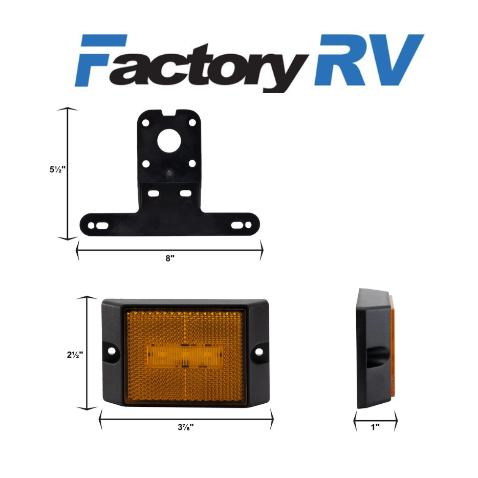 Boat Trailer Marker Light Kit | 12V LED Waterproof