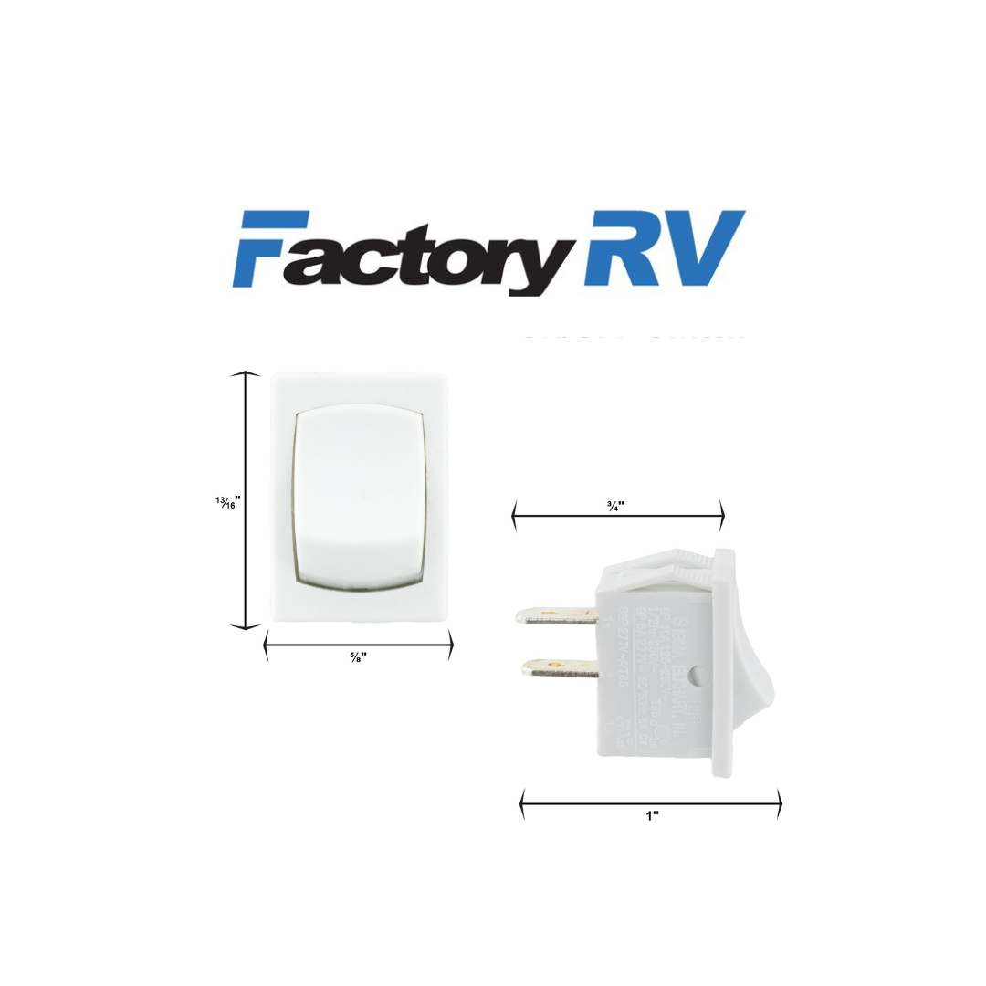 RV Mini Switch | On/Off Rocker Switch | 12 Volt