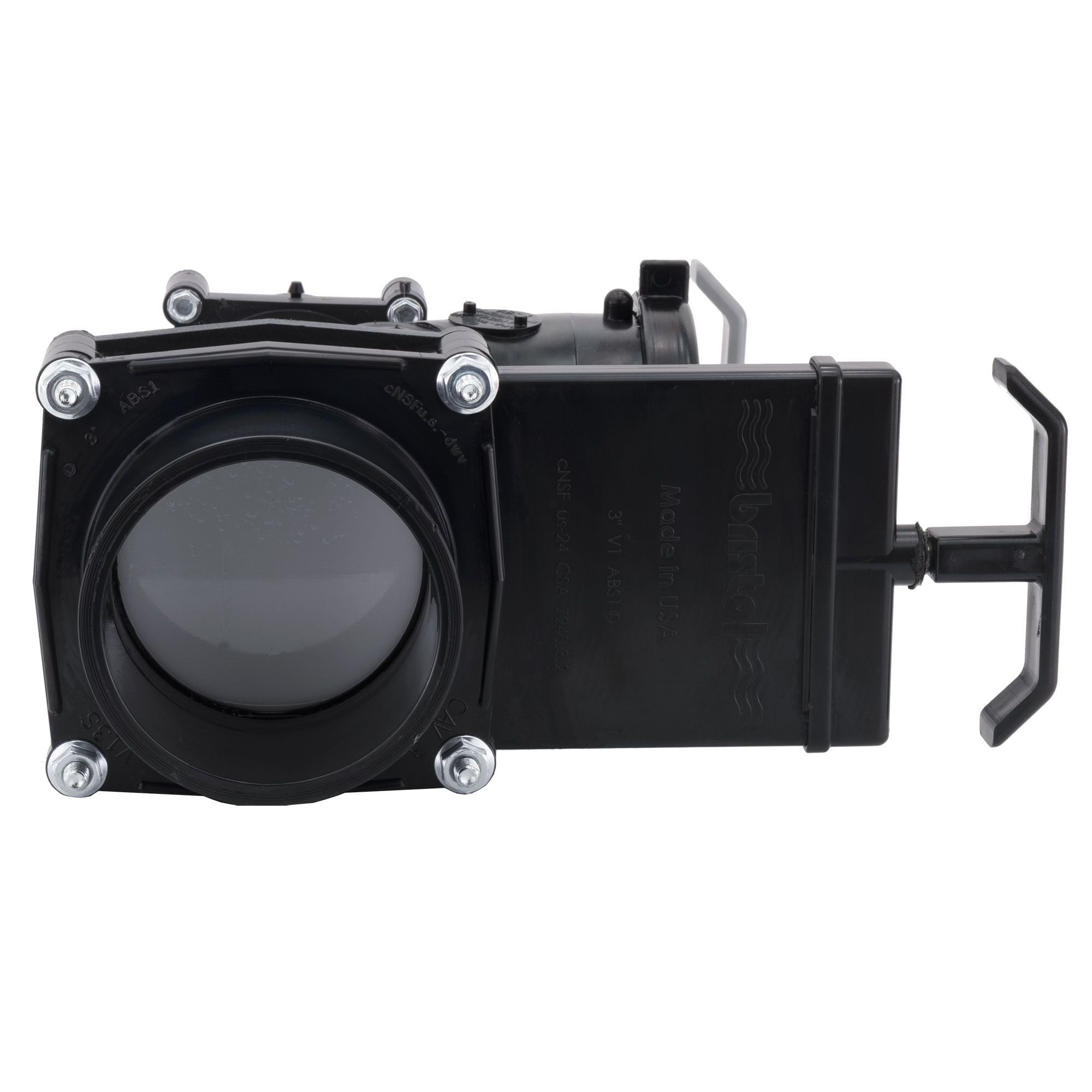 RV Waste Valve Double Elbow | 3" Spigot x 1 ½" Hub