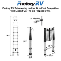 RV Telescoping Ladder 14' 5"