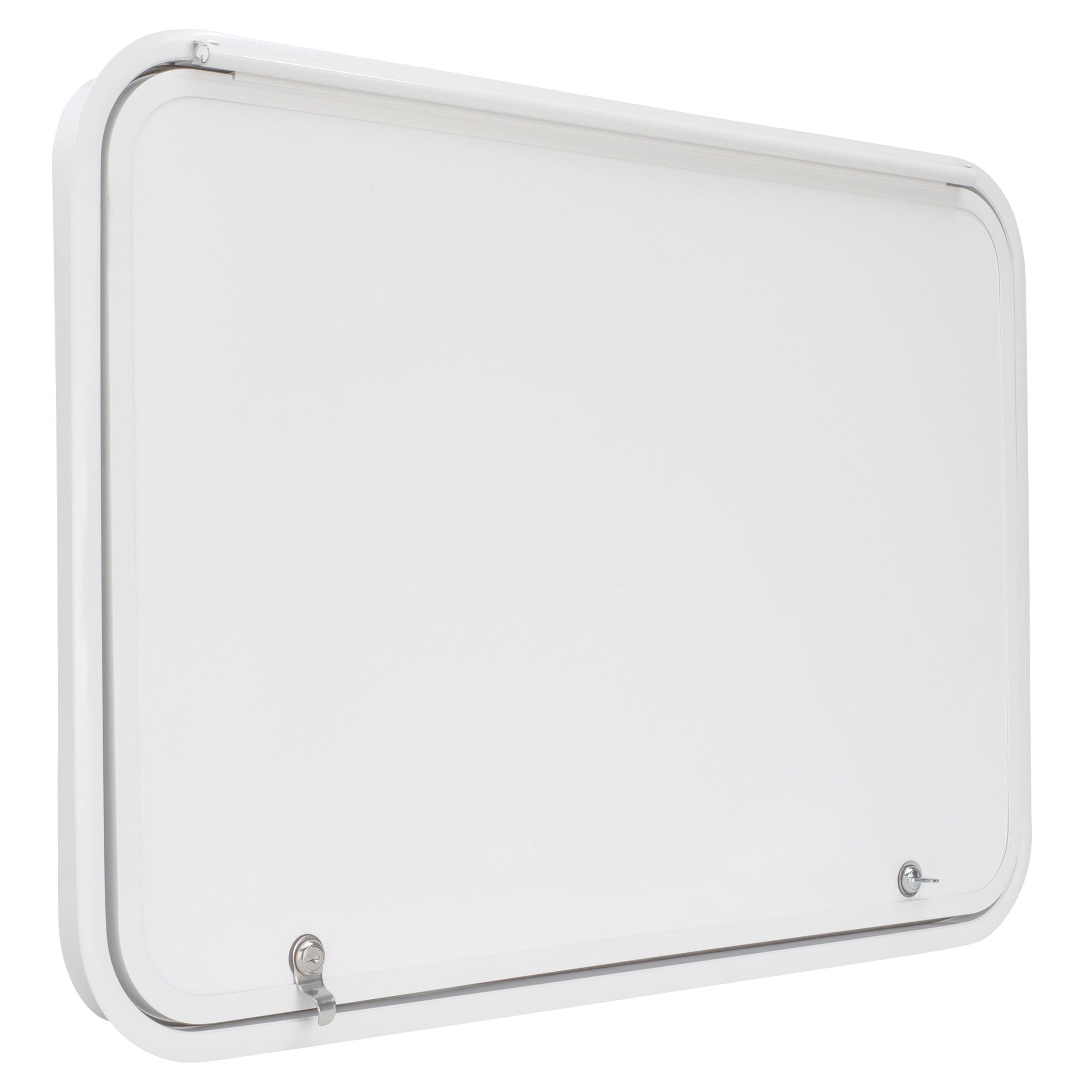 RV Compartment Door | Round | White | 36" X 24"