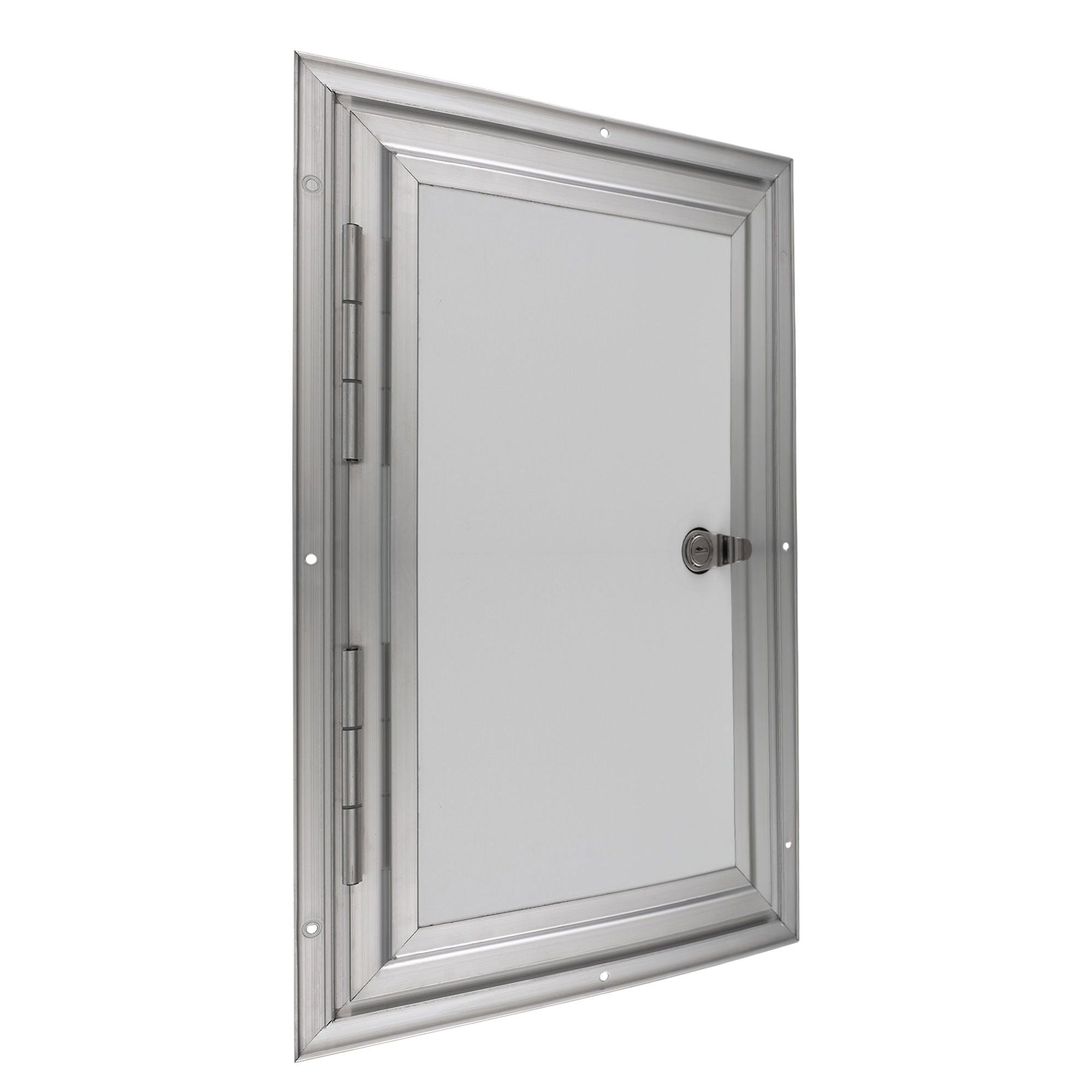 RV Compartment Door | Square  White Centered | 12" X 16"