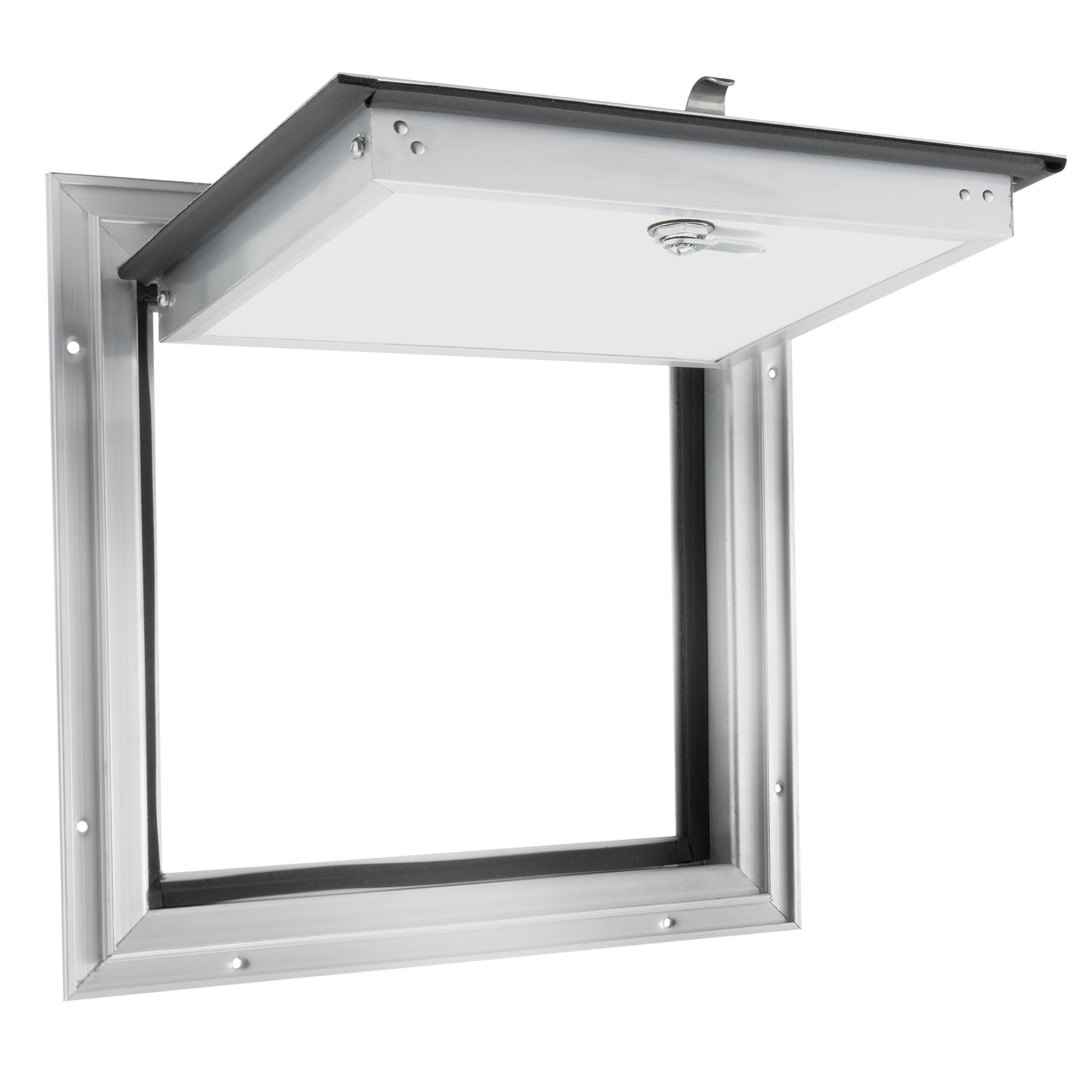 RV Compartment Door | Square  White Centered | 12" X 12"