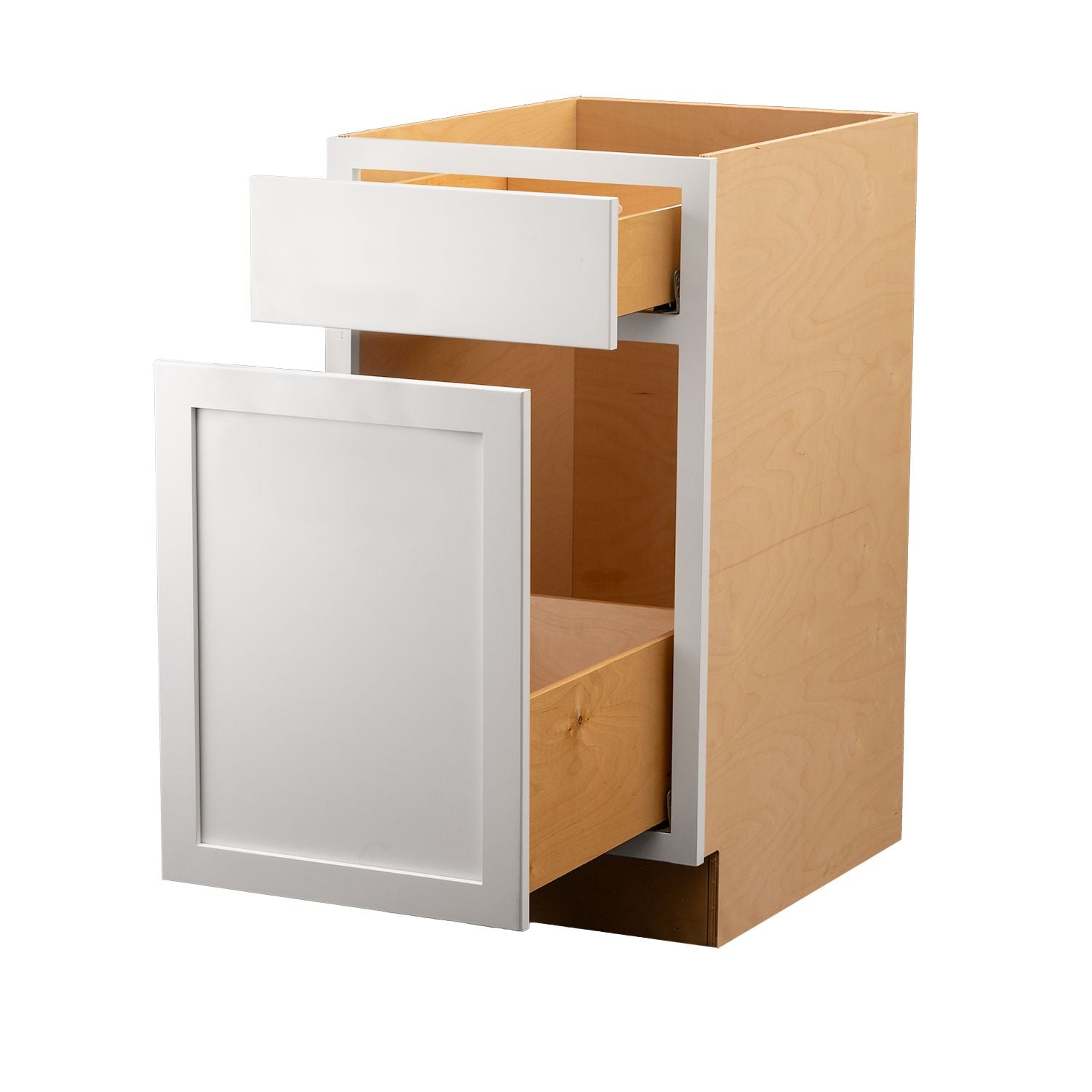 RV Waste Basket Base Cabinet | Pure White