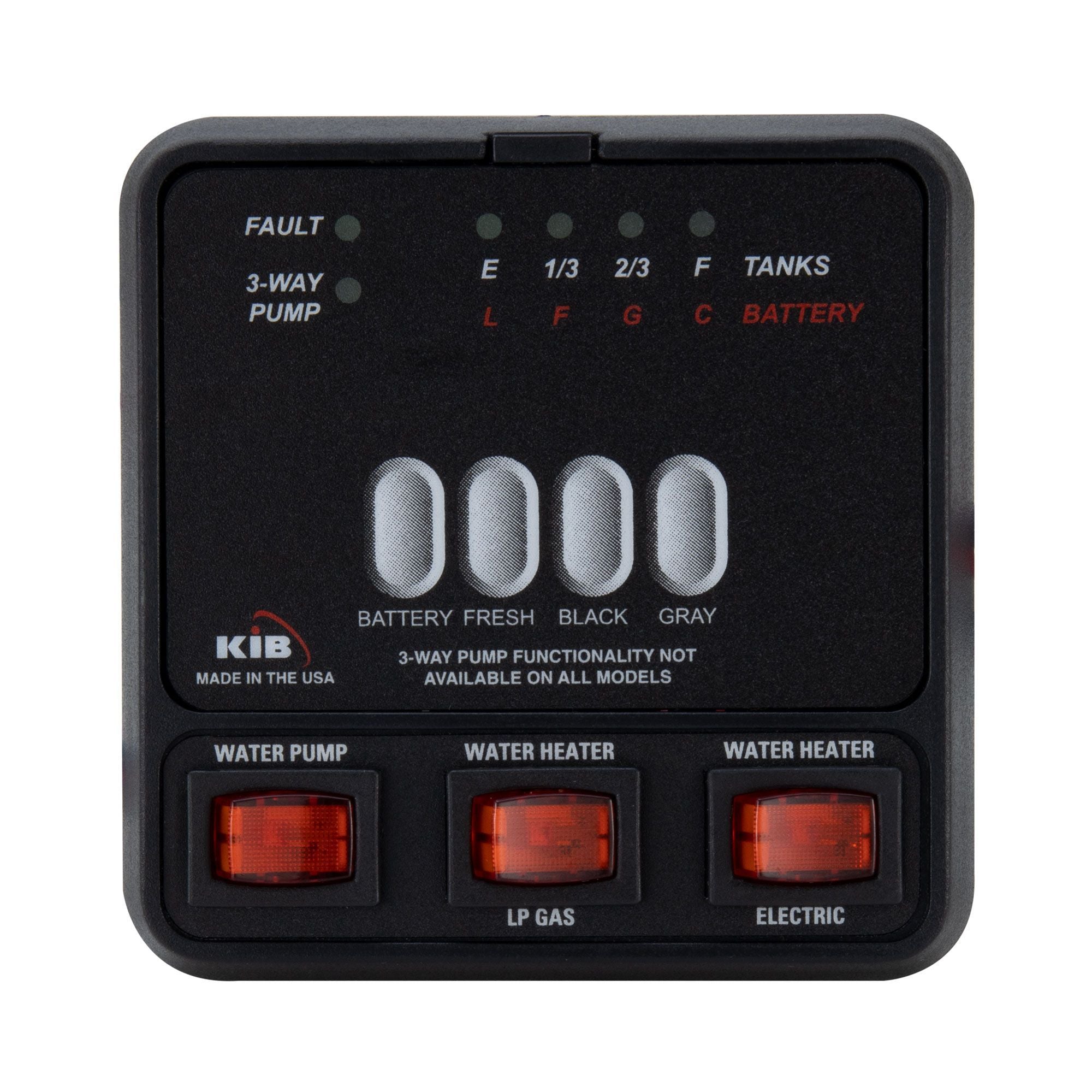 RV KIB Tank Sensor Monitor Panel | M25 with Wiring Harness Kit