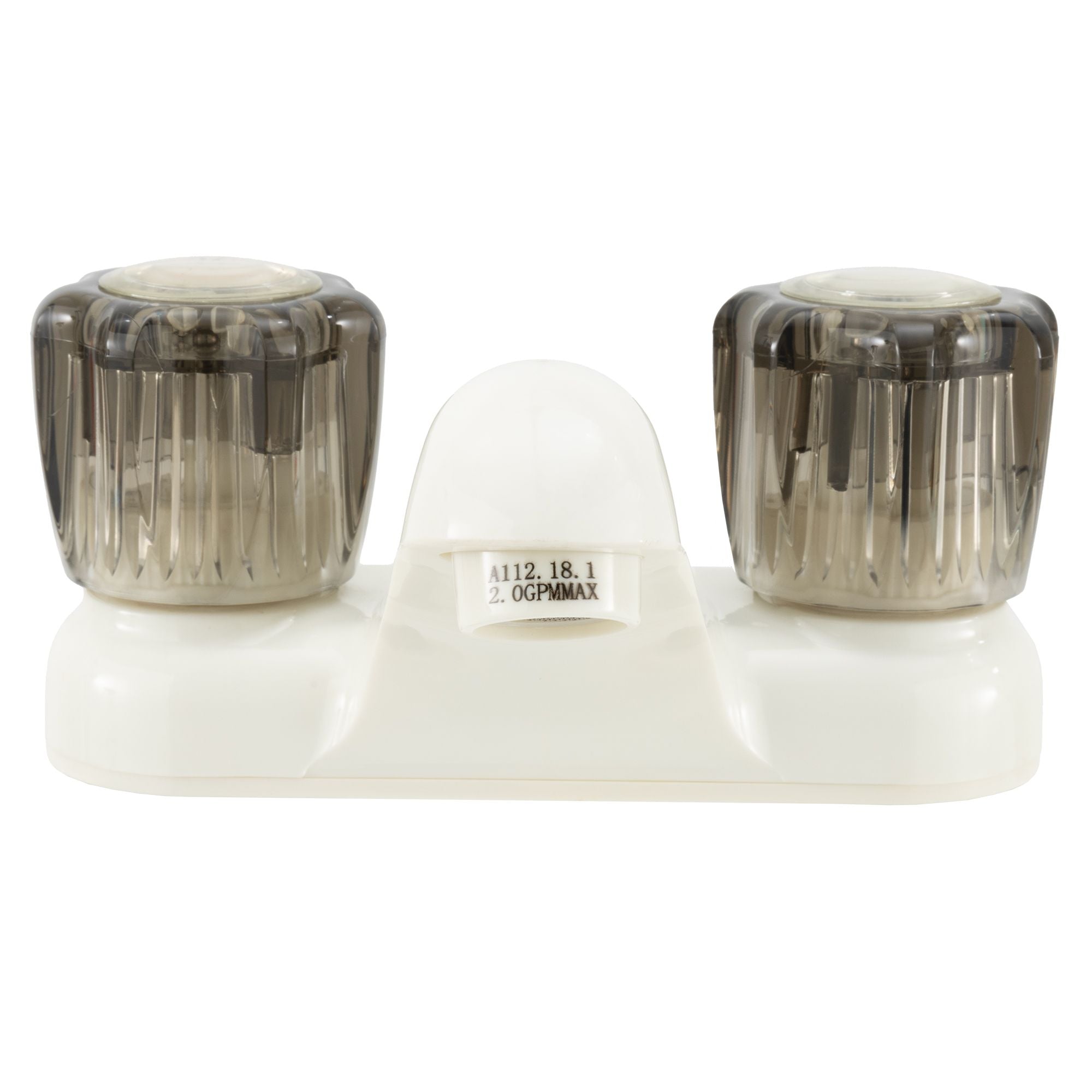 Dura Faucet RV Bathroom Faucet | Two Handle Faucet | Smoked