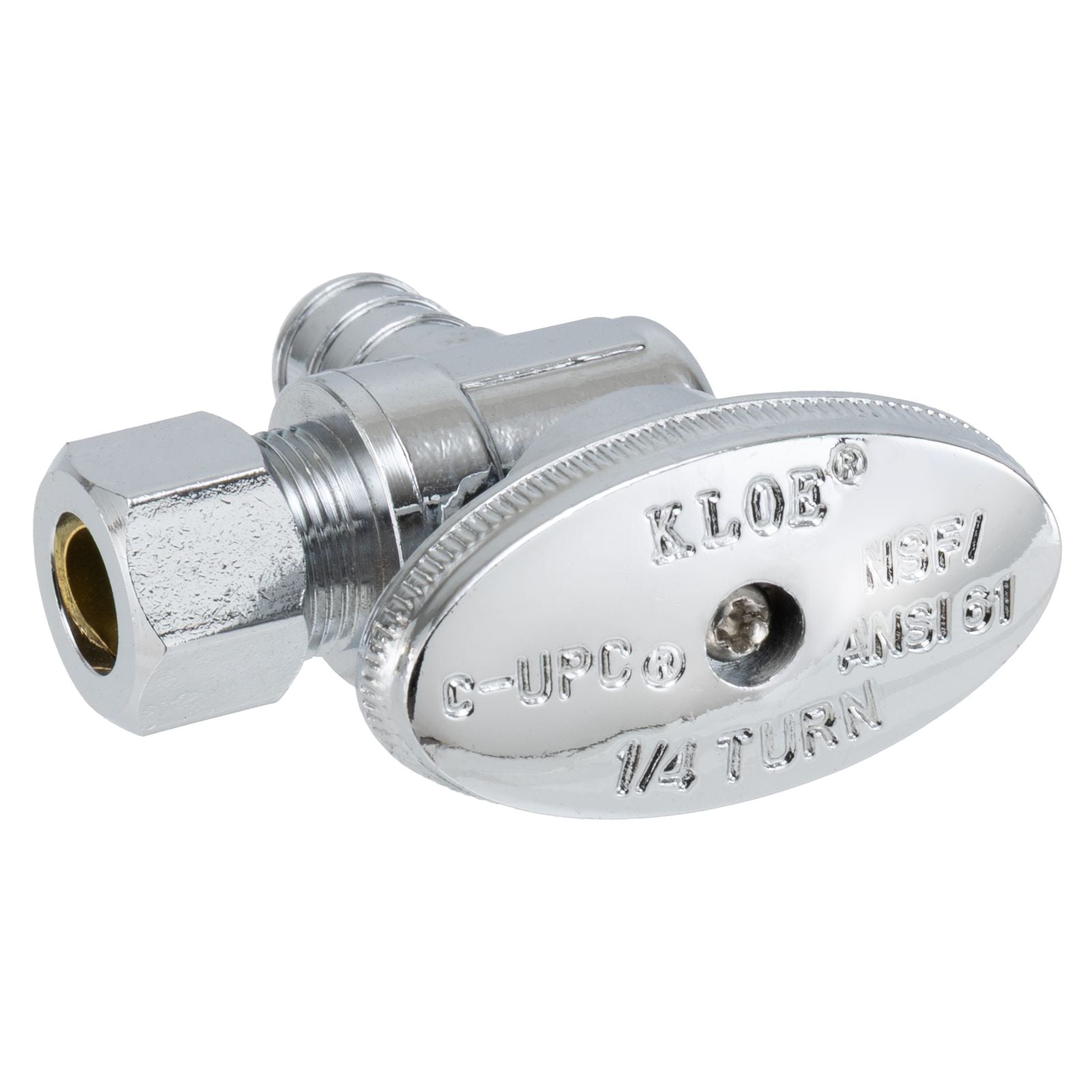 1/2" PEX Angle Stop |  1/4 Turn | Lead Free