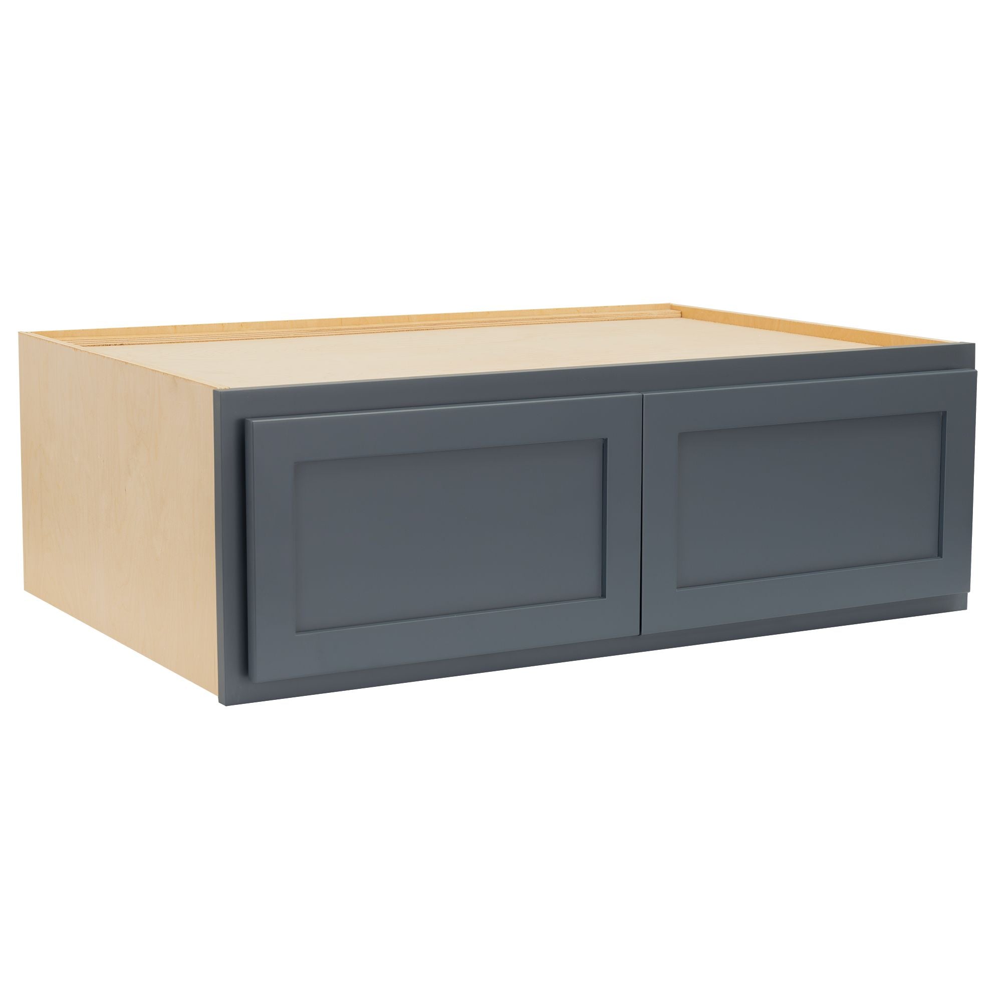 RV Refrigerator Wall Cabinet | Needlepoint Navy