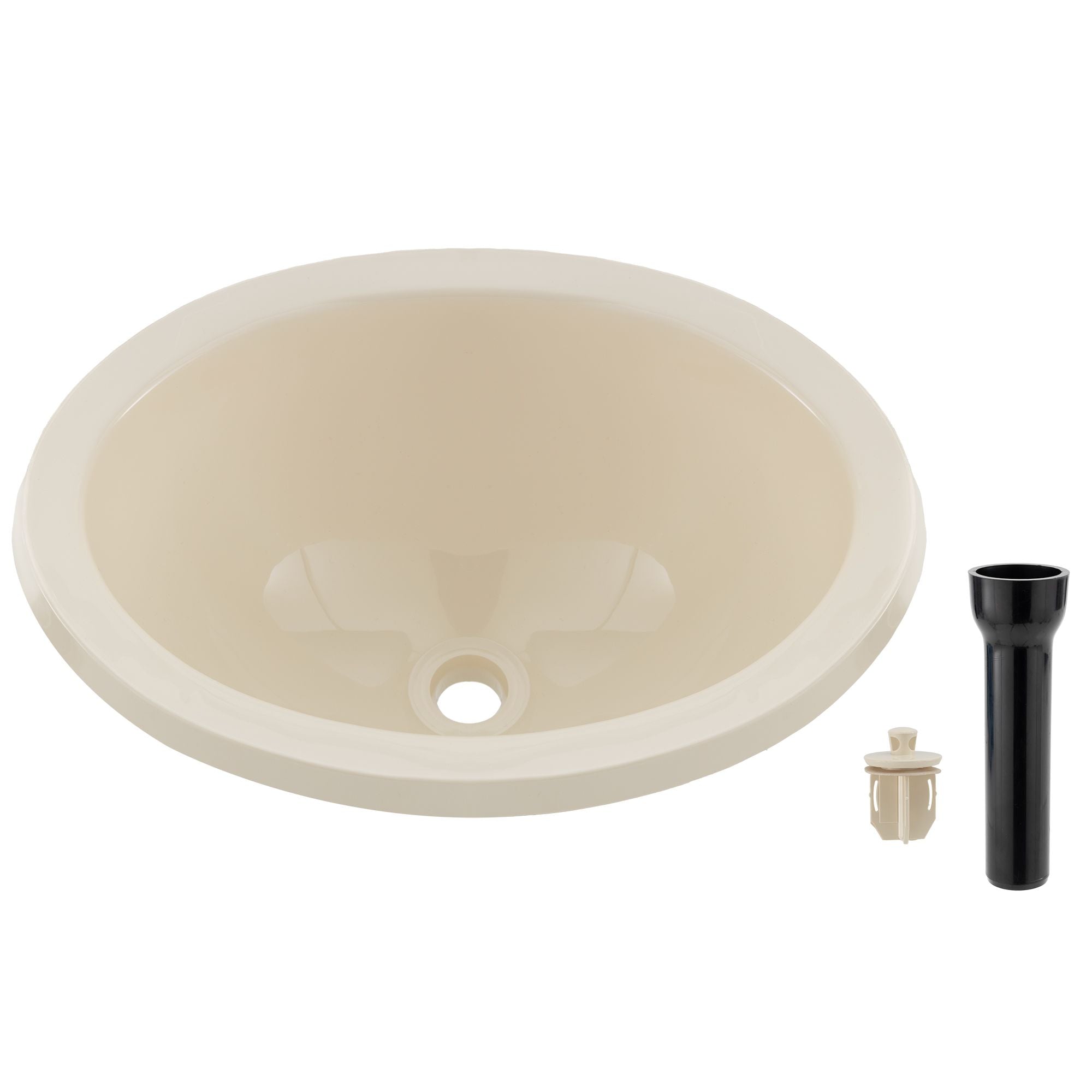 RV Sink 13 ¾" Long x 10 3⁄8 " Single Bowl | Parchment