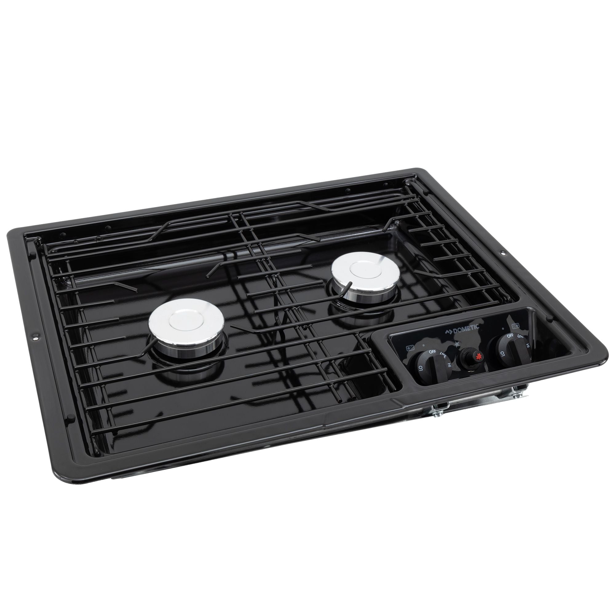 Dometic RV 2-Burner Gas Drop-In Cooktop | Black