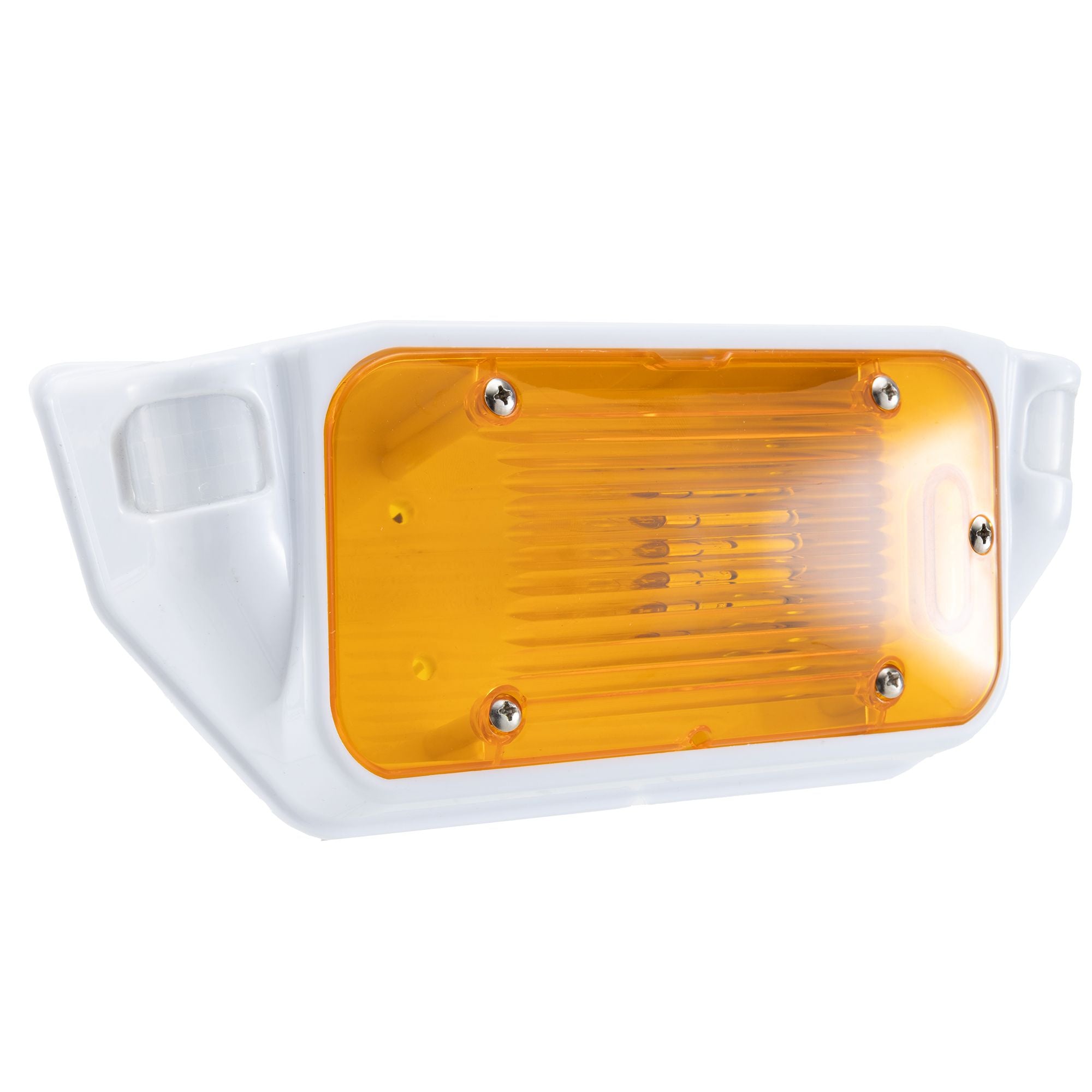 12V Motion Activated Entry Porch Light | Exterior Smart Light | White with Amber Lens