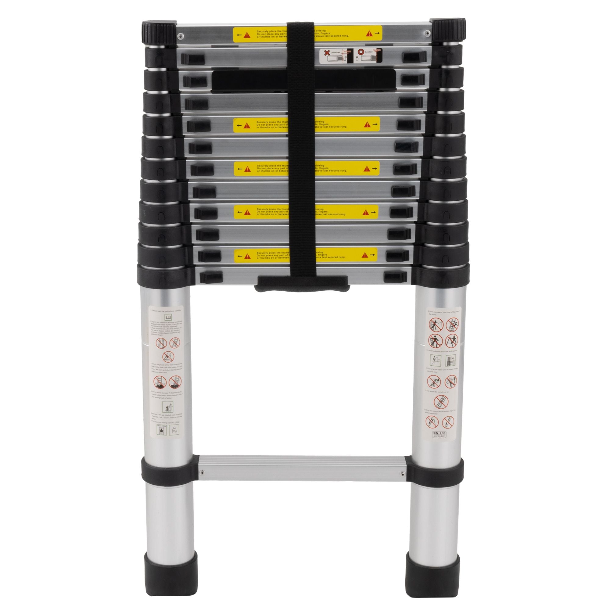 RV Telescoping Ladder 12' 5" Compatible with Lippert On-The-Go Prepped Units