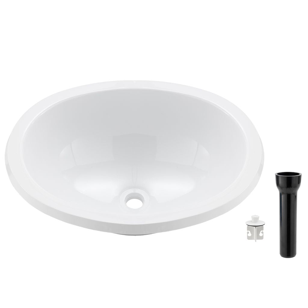 RV Sink 16" x 12 ¼" Single Bowl  | White