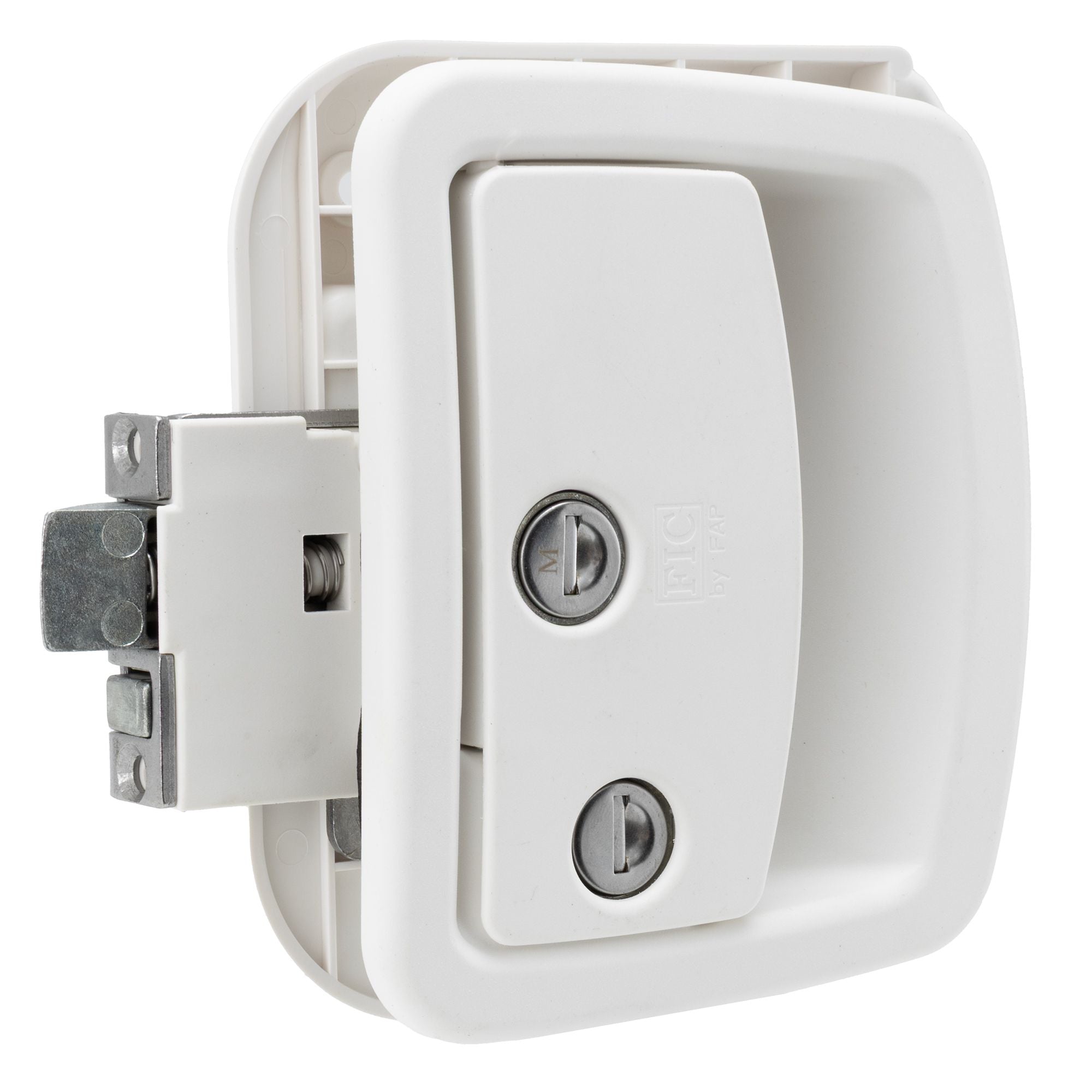 RV Entry Door Lock | With Deadbolt | White