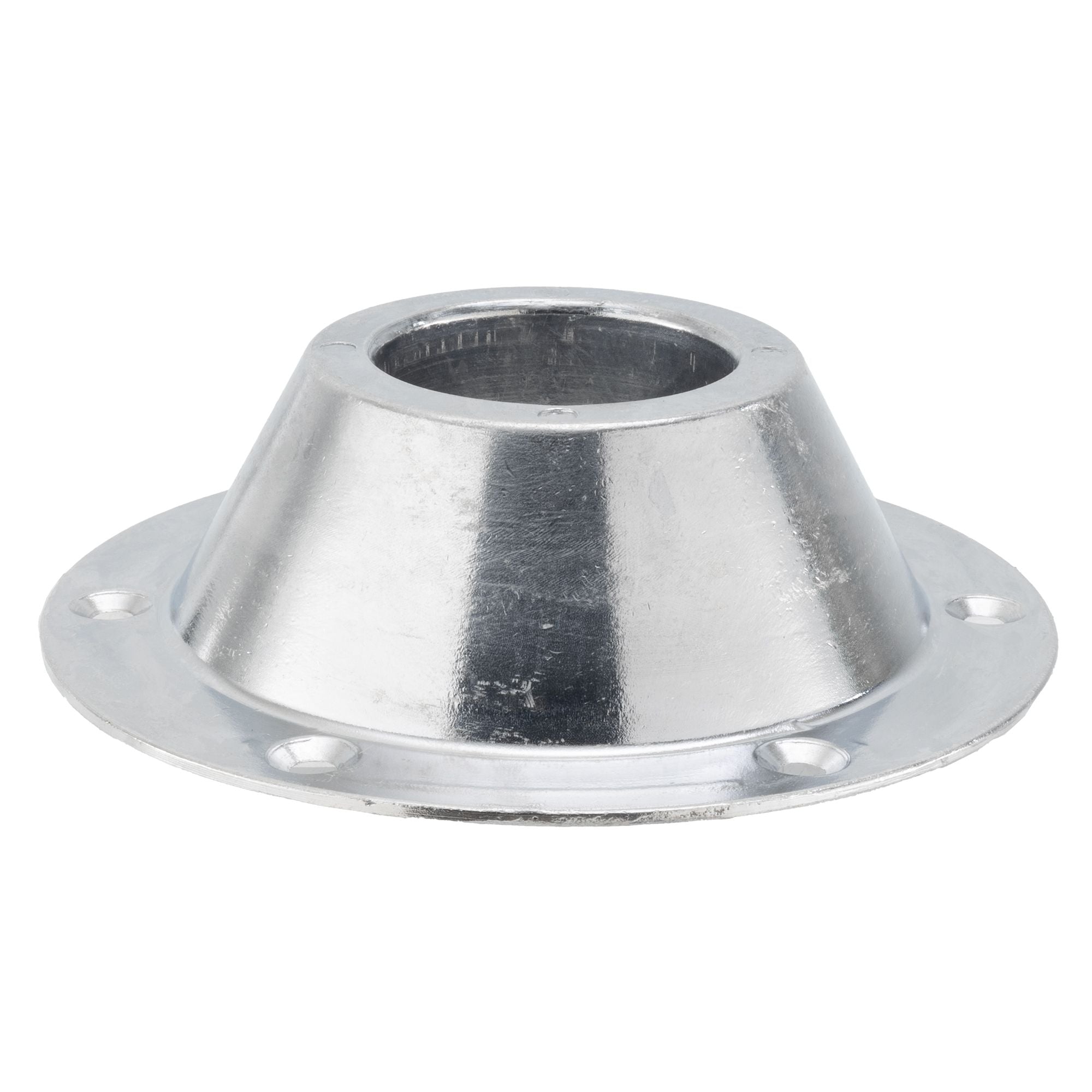 RV Table Pedestal Standard Round | Metal | Black and Chrome