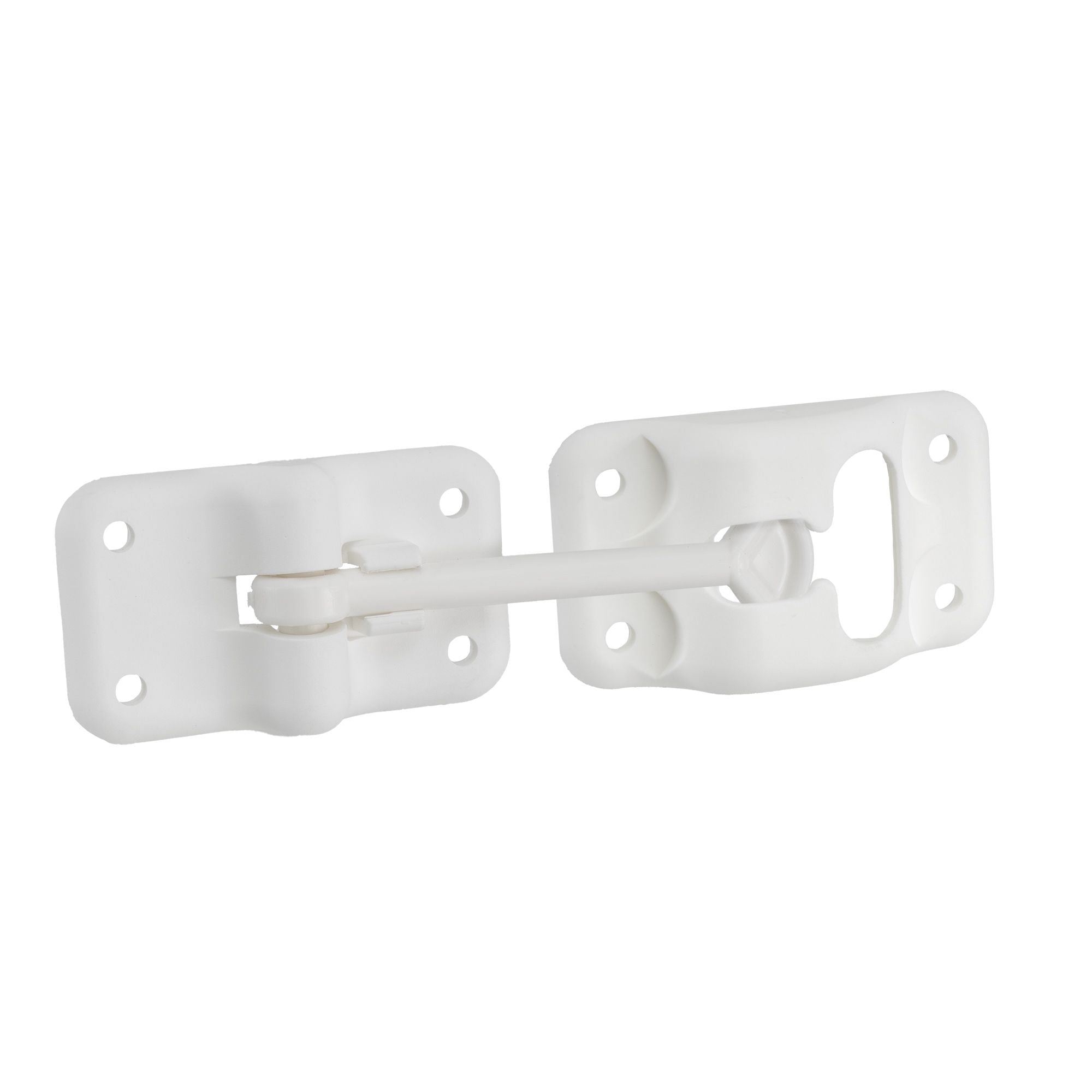 RV T-Style Door Latch | 4" Hook | White