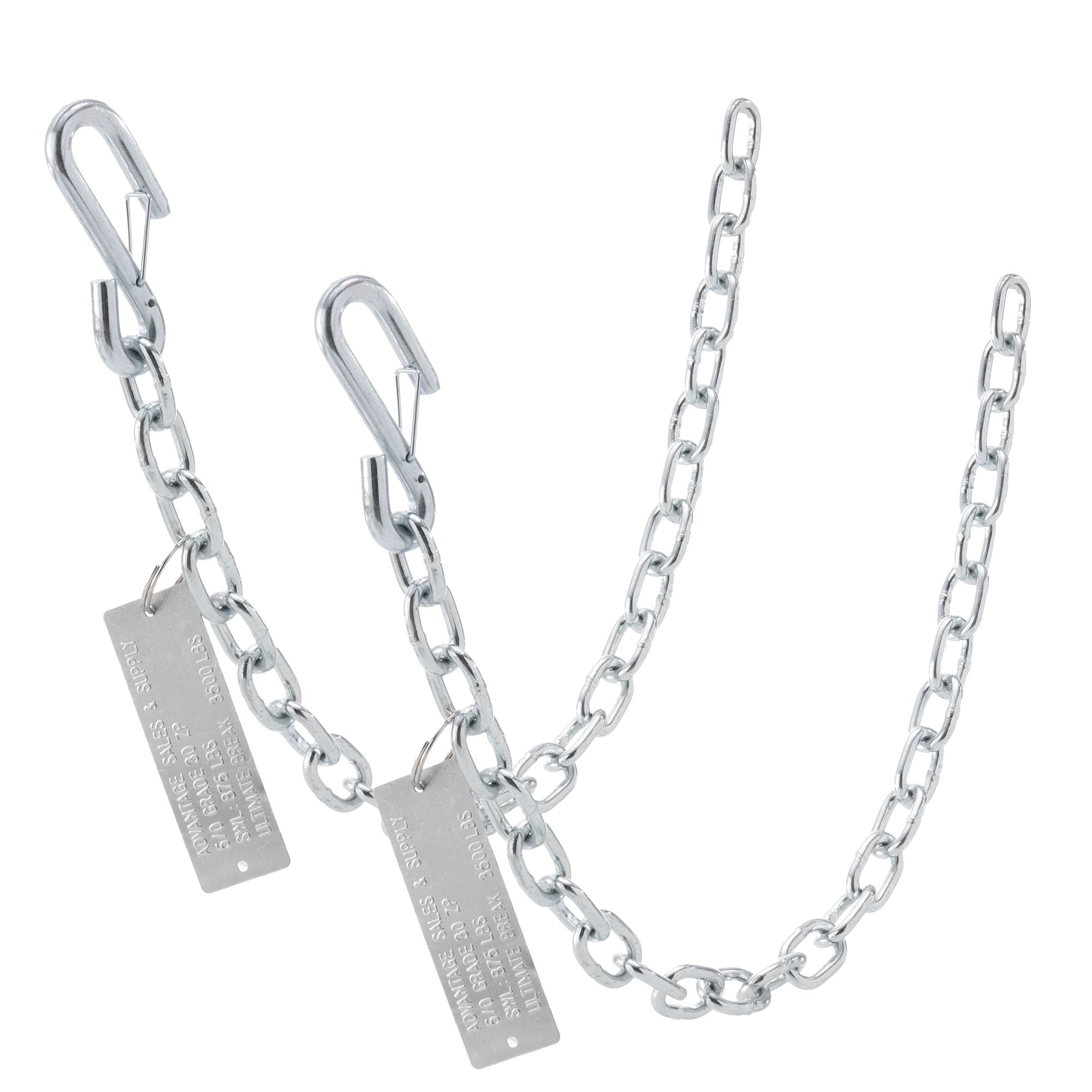 Trailer Safety Chain 30-inch | 2 pack | 3,500 lbs.
