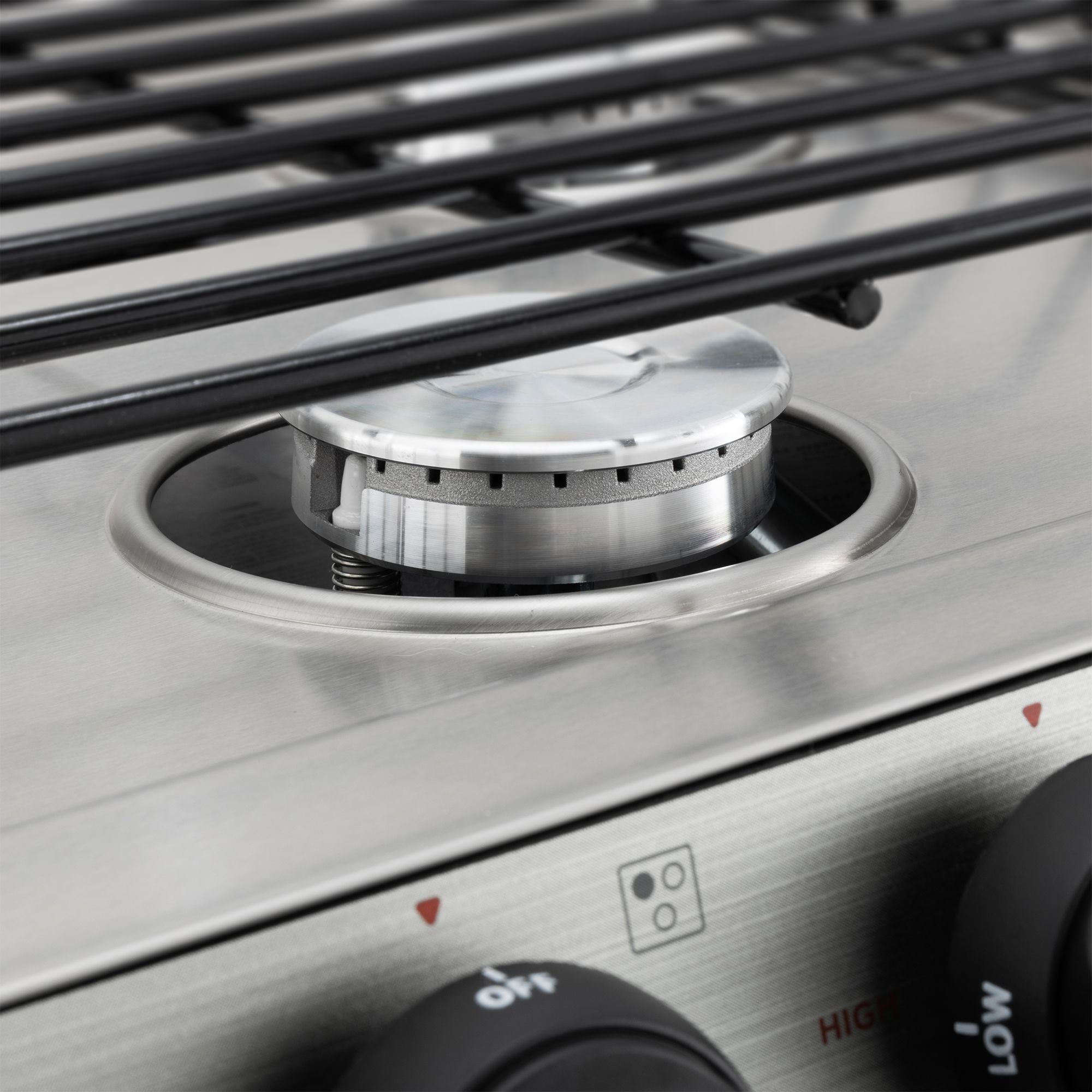 Atwood RV 3 Burner Gas  Cooktop | Silver