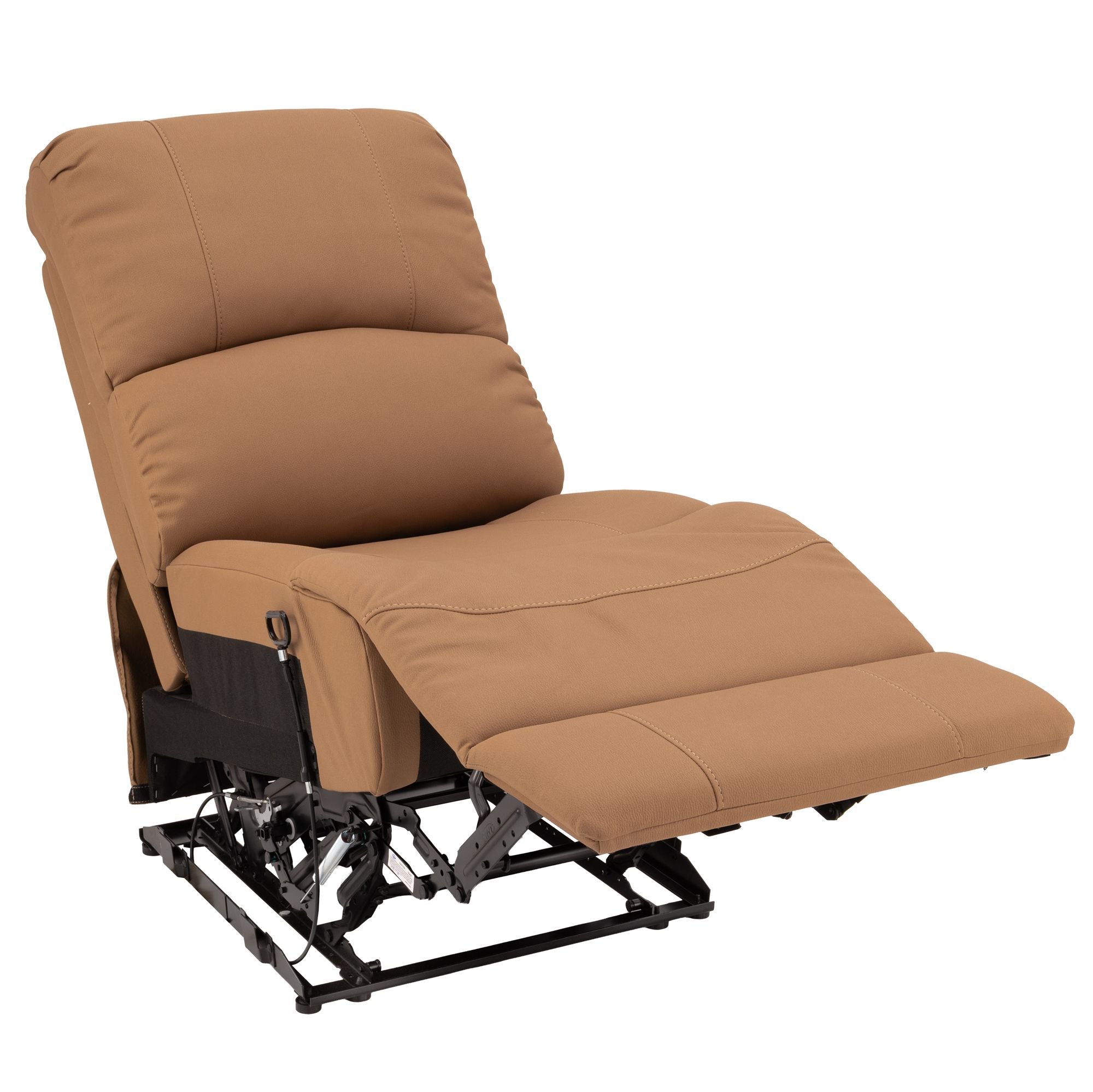 RV Sofa 22" Fold Down Center Console with Cupholders and USB-A and USB-C Outlets