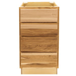 RV 4 Drawer Base Cabinet | Rustic Hickory