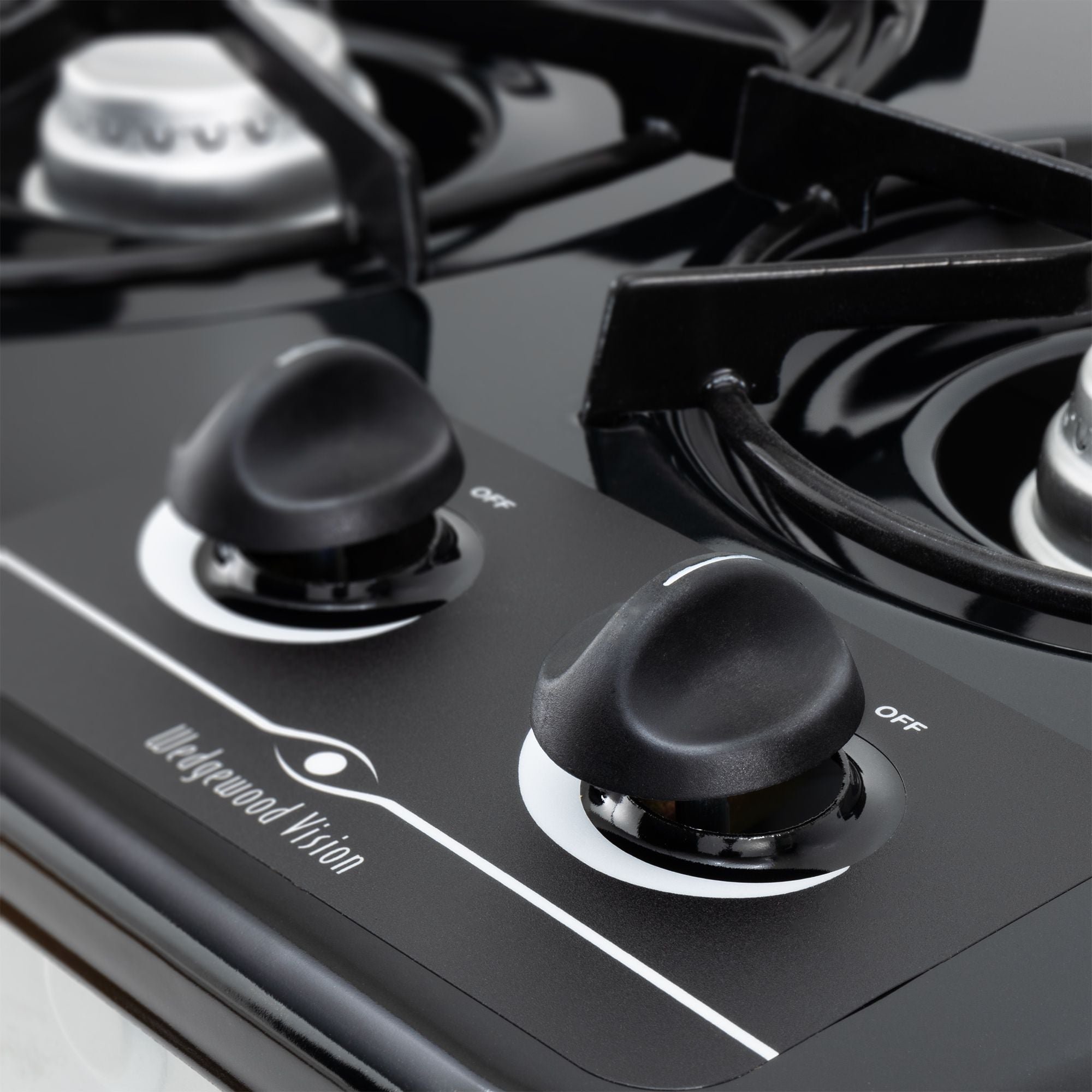 Atwood RV 2-Burner Gas Drop-In Cooktop | Black