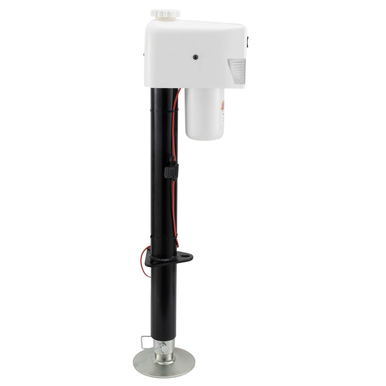 RAM Electric RV Trailer Jack with Drop Leg | 3500 lb. | White