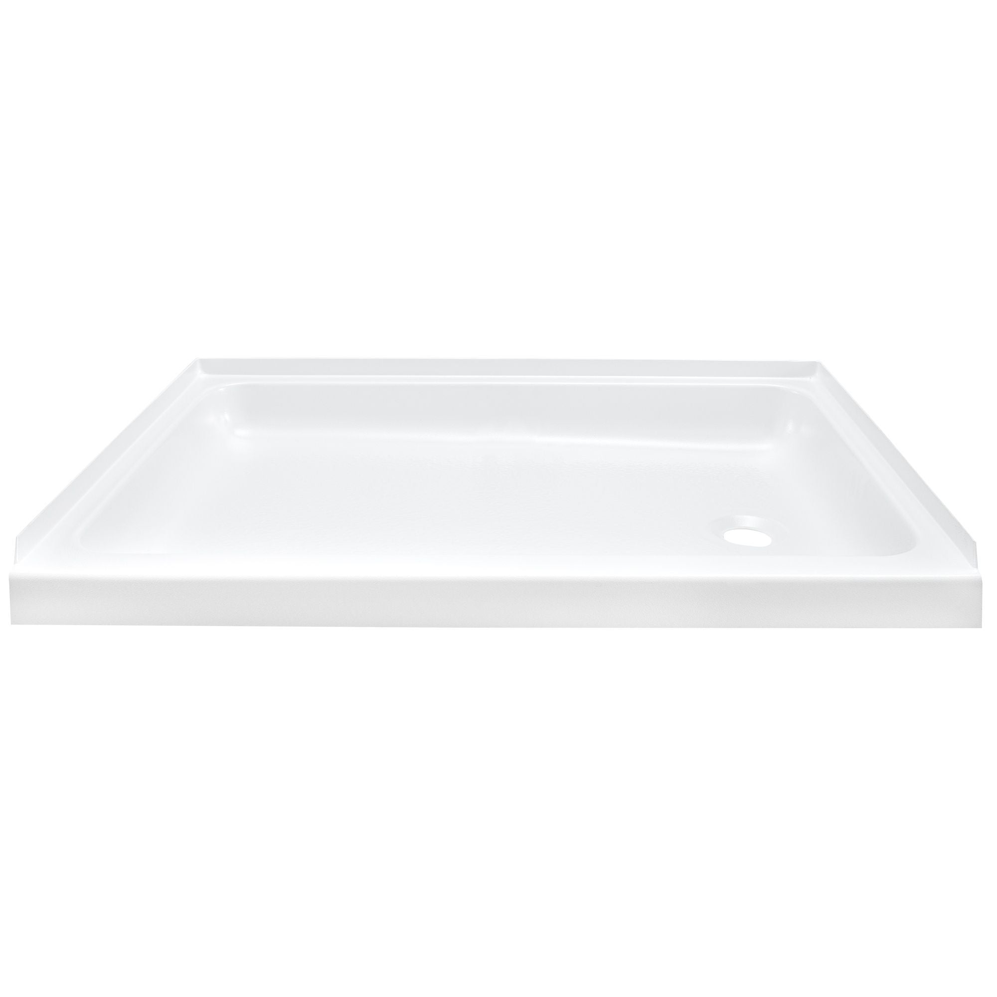 RV Shower Pan 32" x 24" x 5" Right with Drain | White