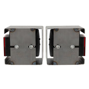 Trailer Square Tail Light Mounting Boxes | Steel | Set of Two