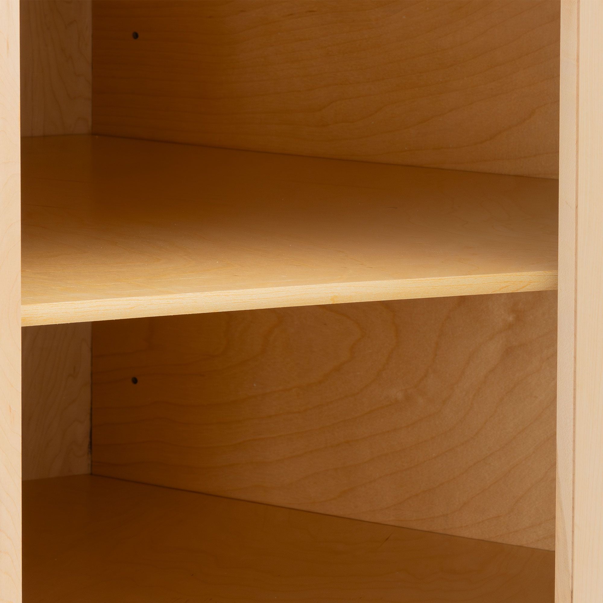 RV Corner Wall Cabinet | Unfinished Maple