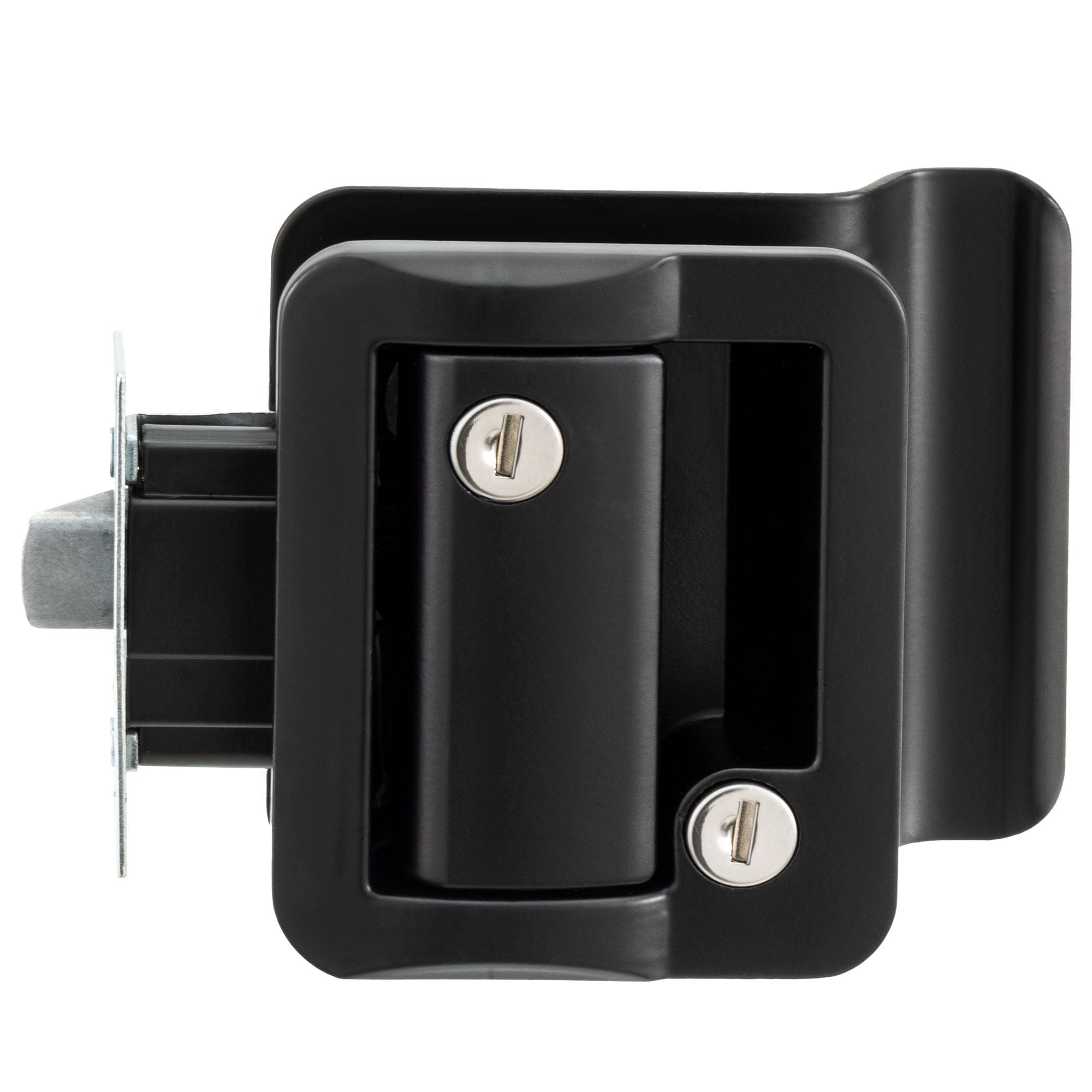 RV Door Lock | Paddle Entry with Deadbolt | Black
