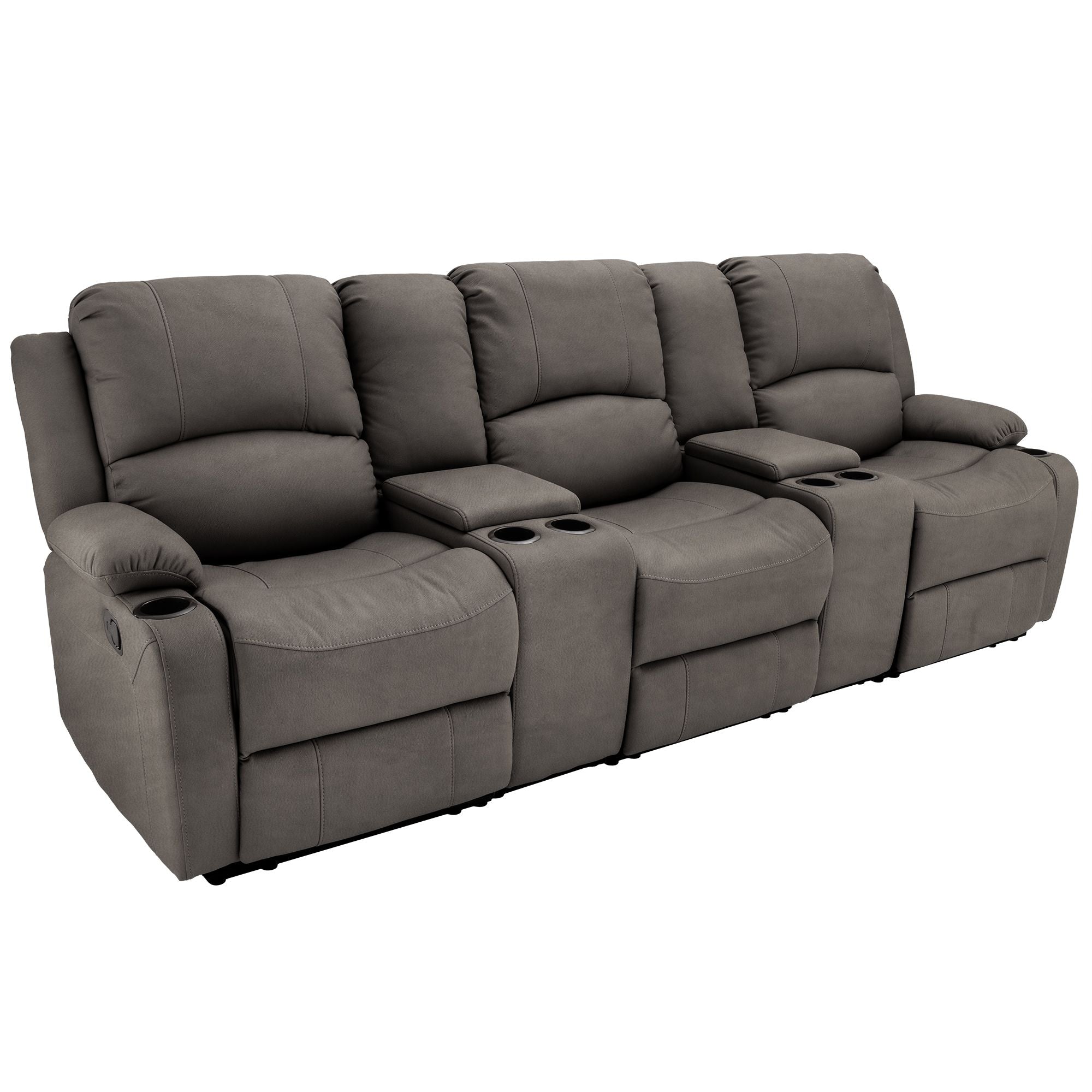 RV Wall Hugger Sofa 105" Manual Reclining Theater Seats