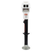 RAM Electric RV Trailer Jack with Drop Leg | 3500 lb. | White