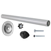 RV Ladder Replacement Support Peg Assembly with Tube and Brackets 8" | Chrome