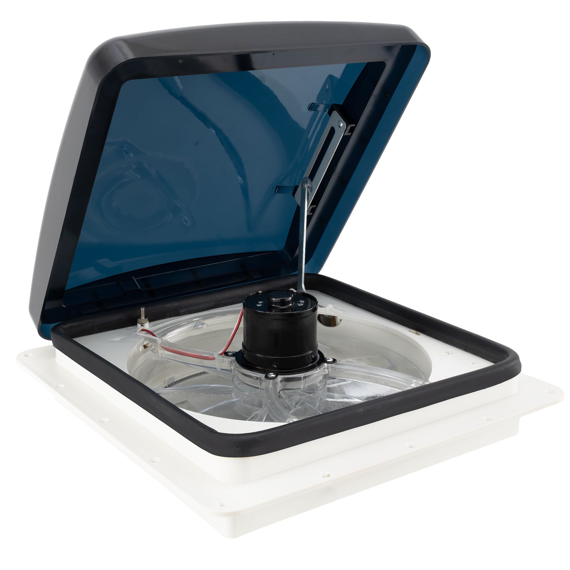 Heng's RV 12V Powered Roof Vent | 14" | Vent Fan | Smoke