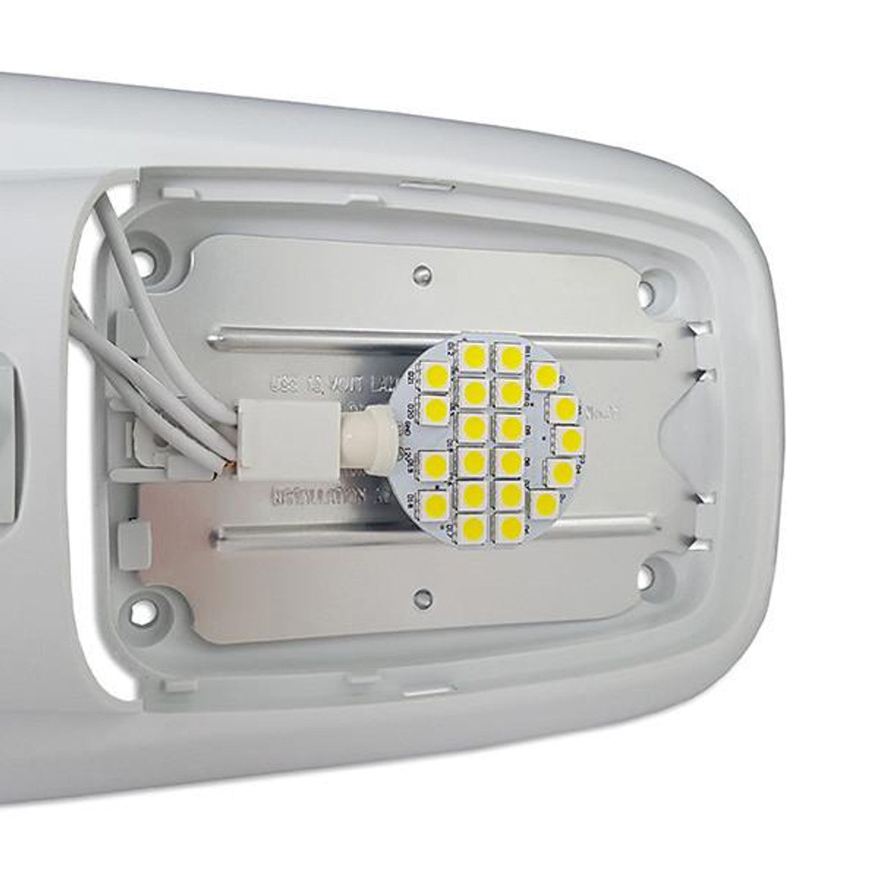 RV Double Dome Pancake Light | LED 3200K | Interior Lighting | Warm White