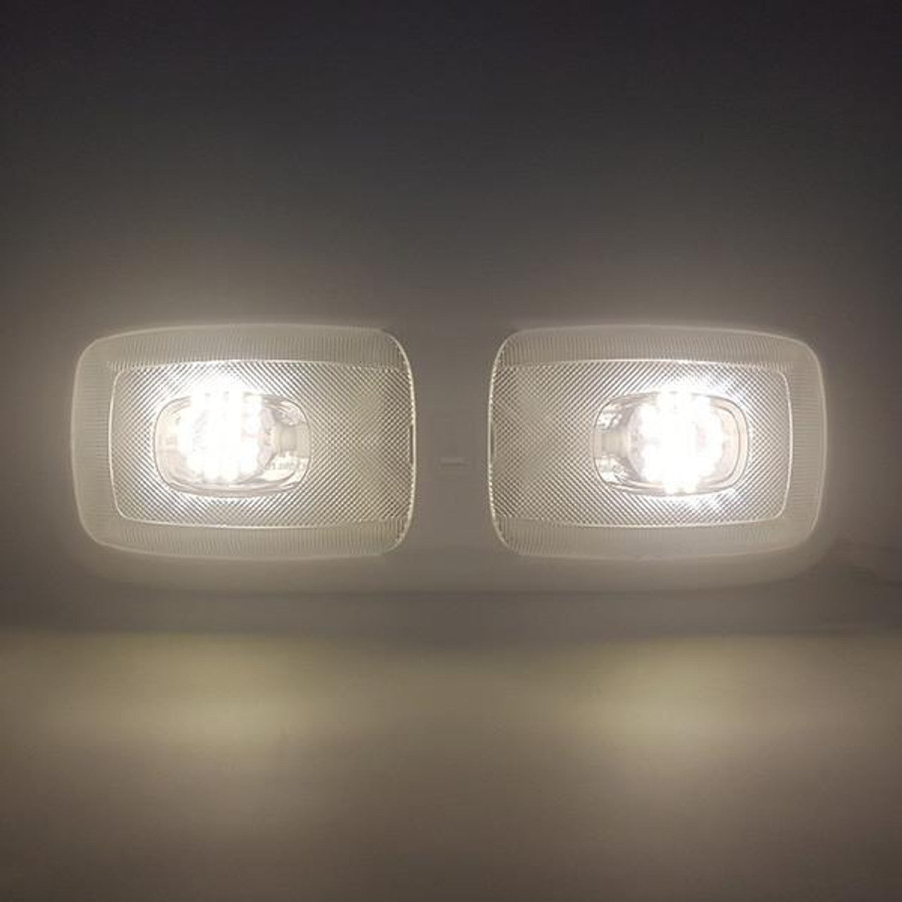 RV Double Dome Pancake Light | LED 4200K | Interior Lighting | Warm White