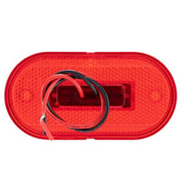 RV Oblong LED Marker Light | Red/Red | Side Clearance Lights for Exterior Visibility & Safety