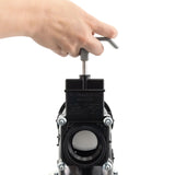RV Waste Valve Dual Heel Elbow 3" Hub x 1 ½" Hub