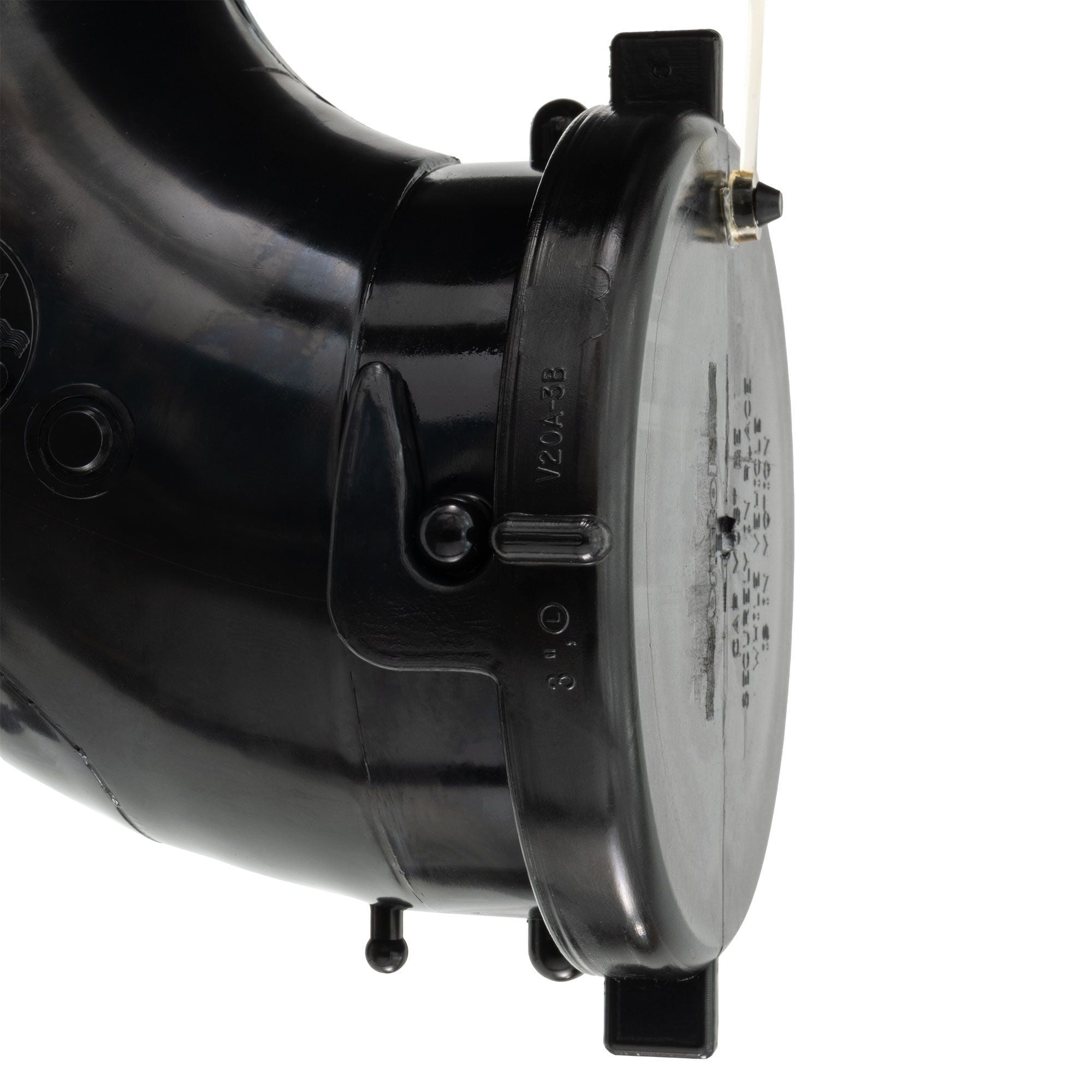 RV Waste Valve Dual Heel Elbow 3" Hub x 1 ½" Hub