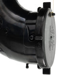 RV Waste Valve Dual Heel Elbow 3" Hub x 1 ½" Hub