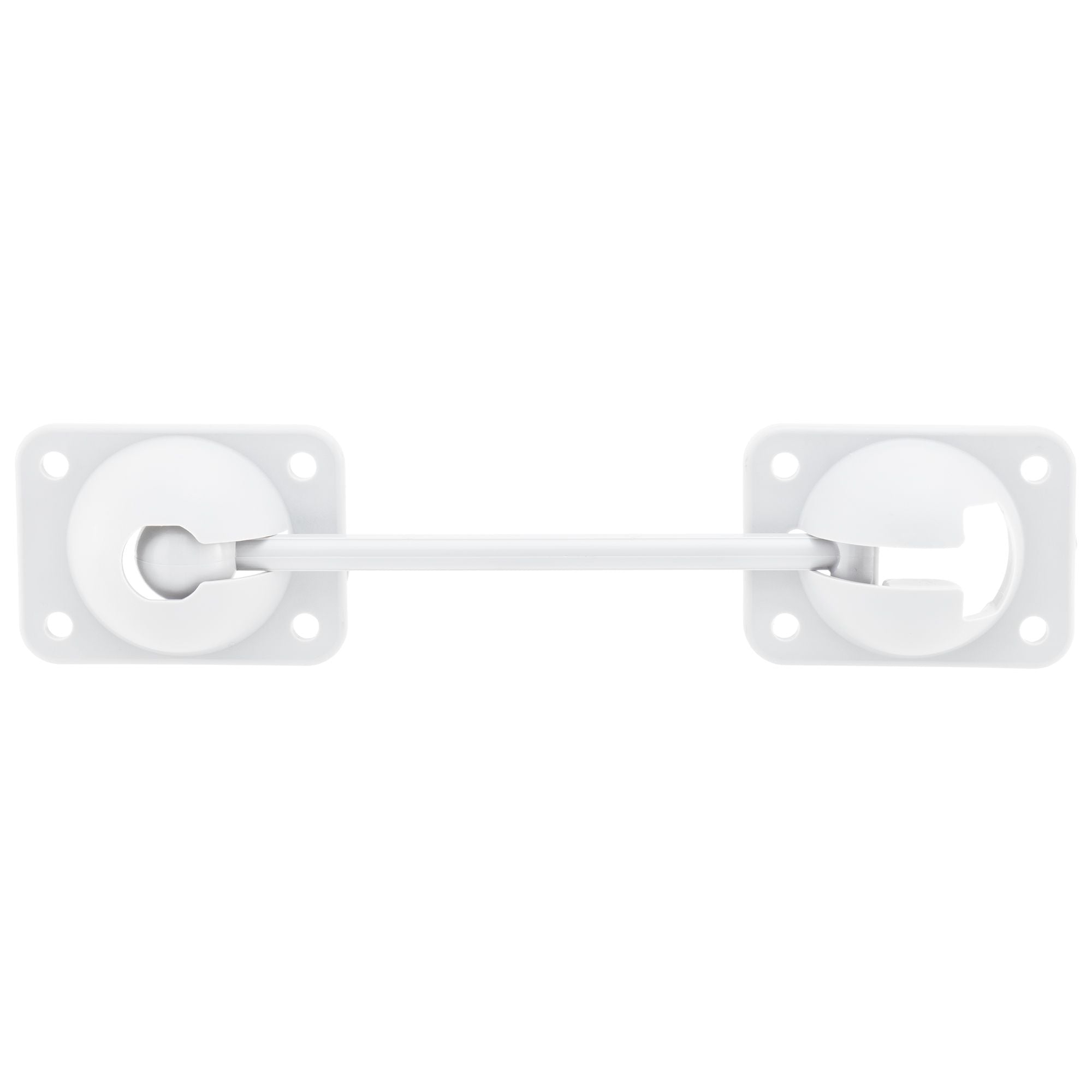 RV / Trailer T-Style Hook and Keeper Door Holder for  | 6" Hook | White