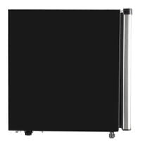RecPro RV Refrigerator | 12 V | 1.7 Cubic Feet | Stainless Steel
