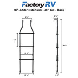 RV Ladder Extension - 48" tall