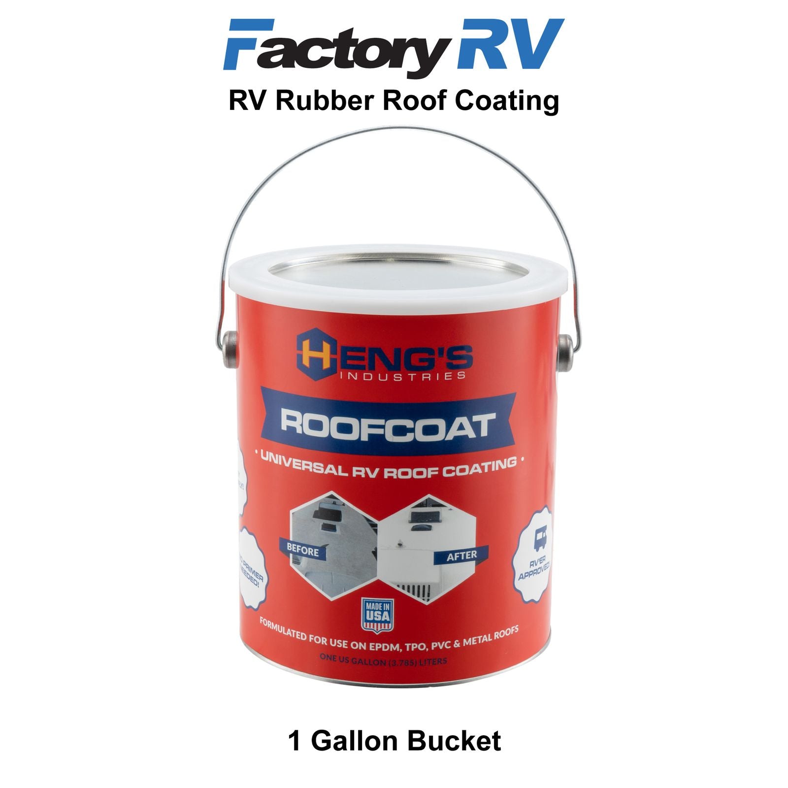 Heng's RV Roof Sealant | Rubber Roof Coating