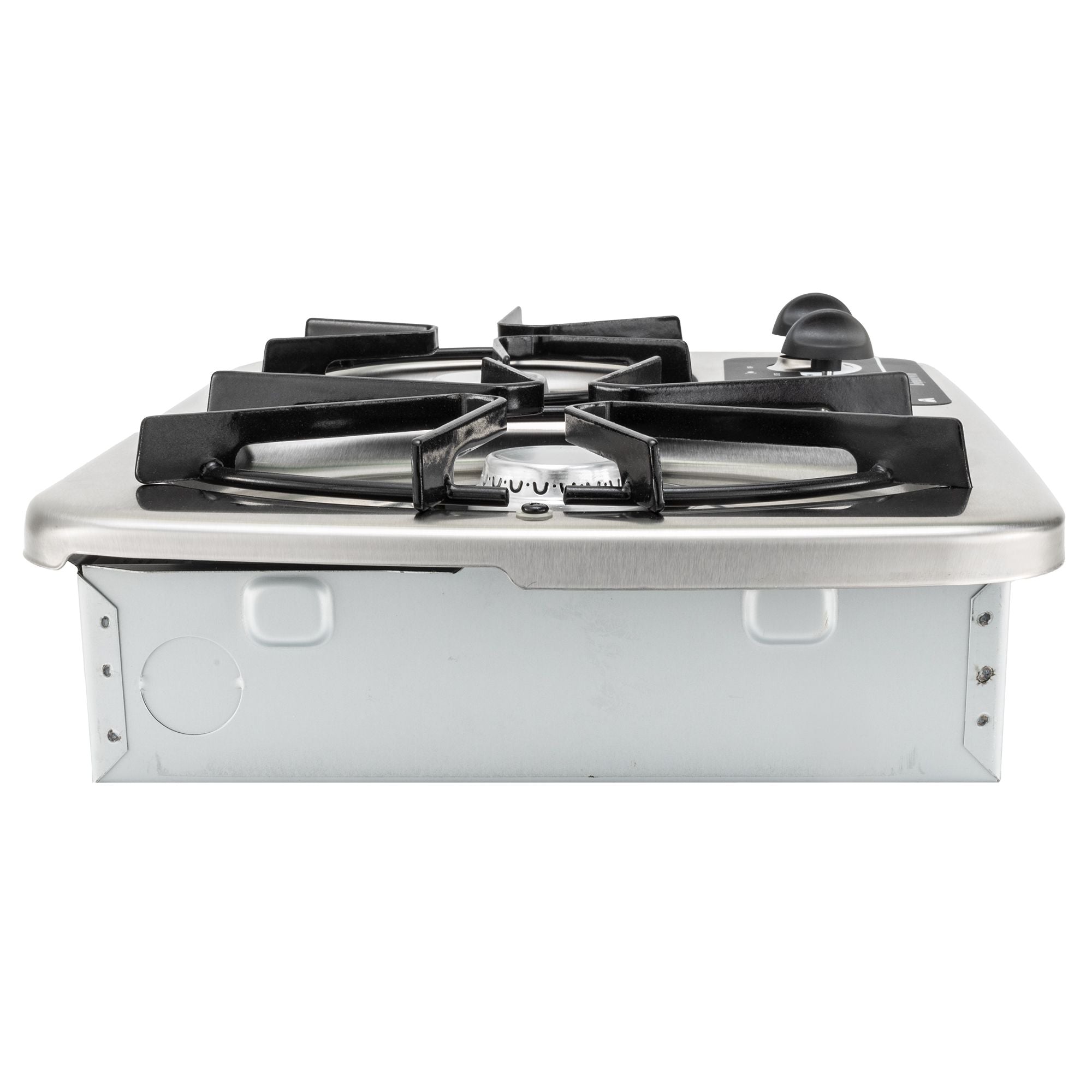 Atwood RV 2-Burner Gas Drop-In Cooktop | Stainless Steel