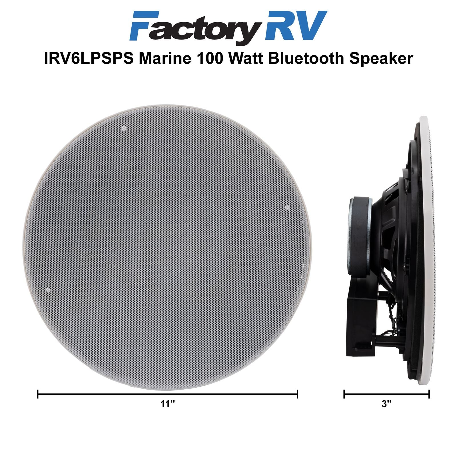 Marine Speaker Bluetooth iRV6LPSPS | 100 Watt