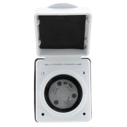 30 Amp RV Power Inlet Box | Easy Lock | 3 Prong Generator Plug