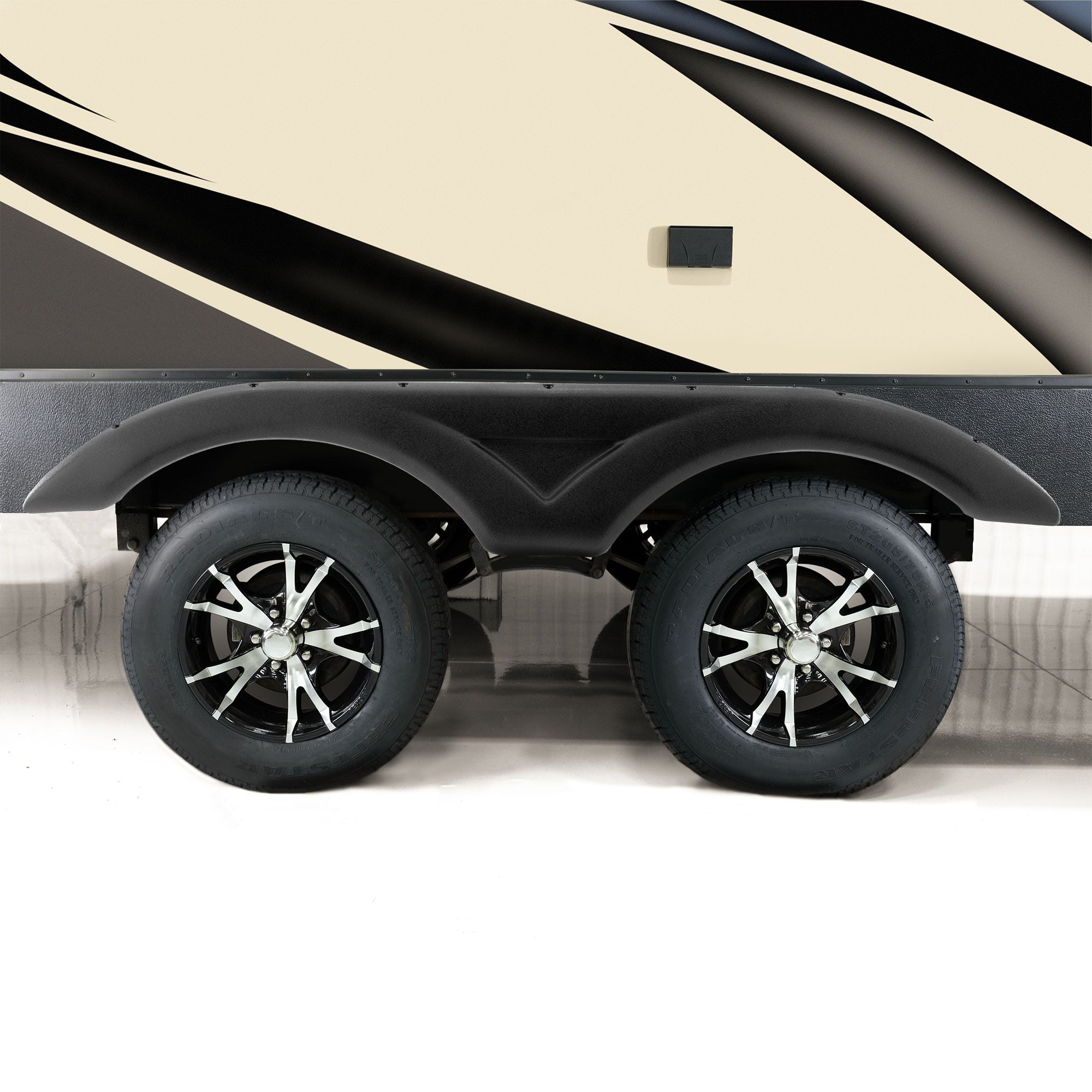 RV Tandem Fender Skirt | 71" W x 12" H | Fits Dutchman Kodiak KRV451320