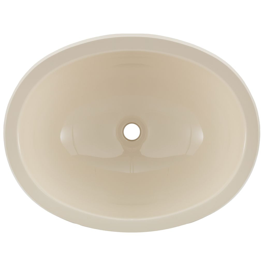 RV Sink 16" x 12 ¼" Single Bowl | Parchment