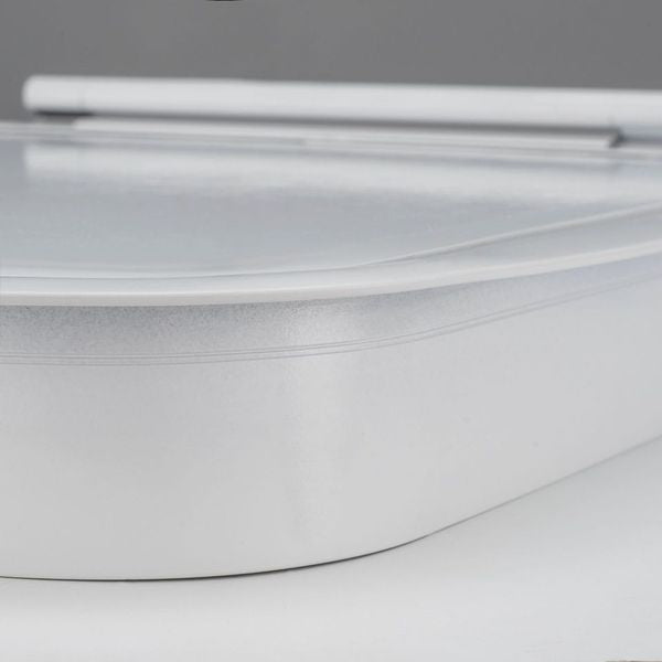 RV Compartment Door | Round | White | 16" X 12"